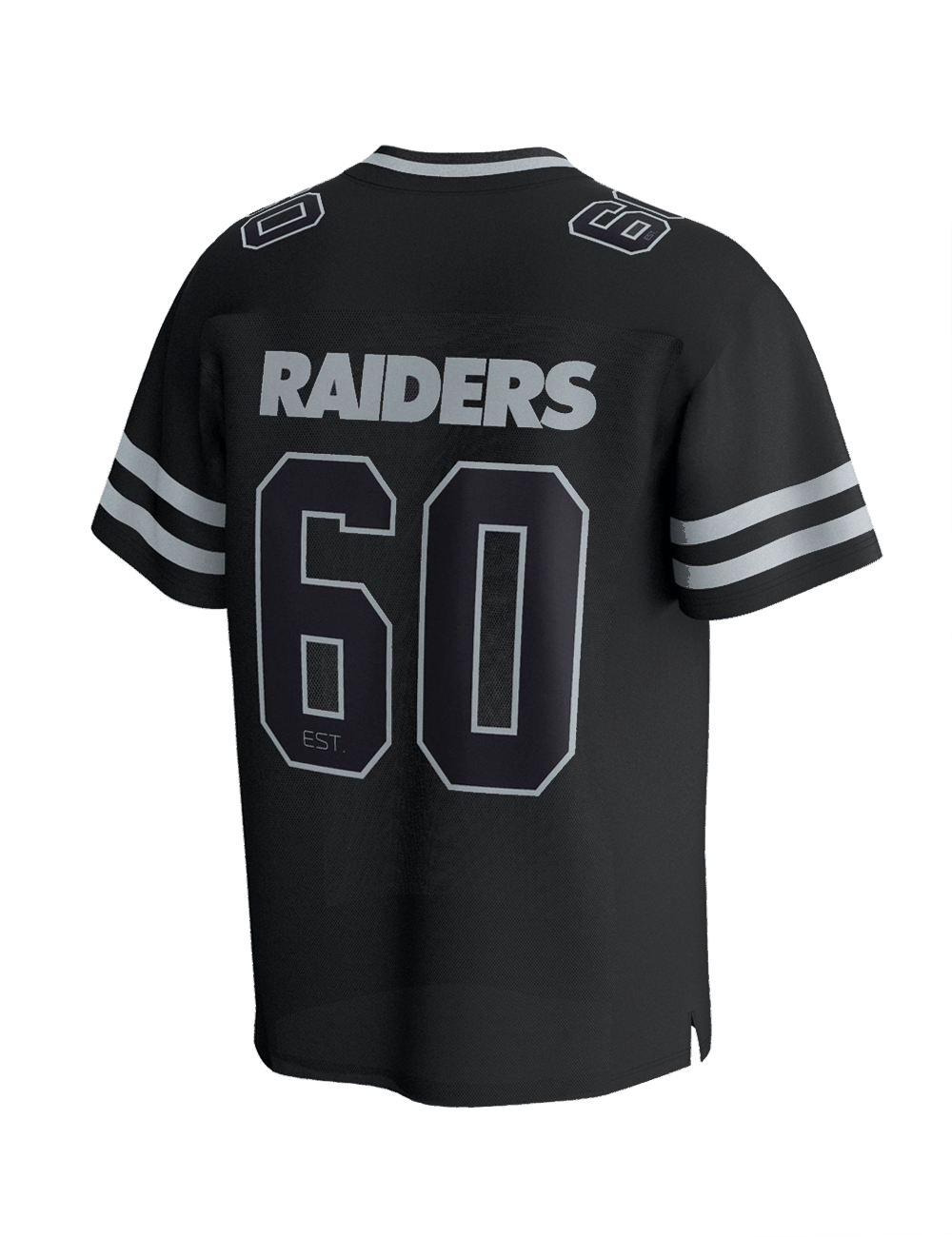 Las Vegas Raiders NFL Foundation Replica Mesh Jersey - Black