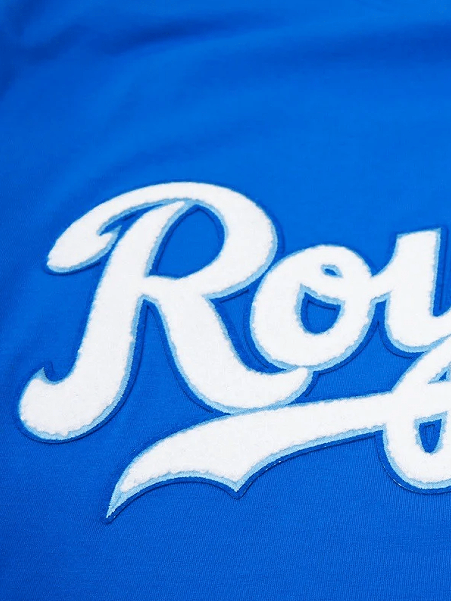 Kansas City Royals Pro Standard MLB Team Chenille Flex T-Shirt - Blue