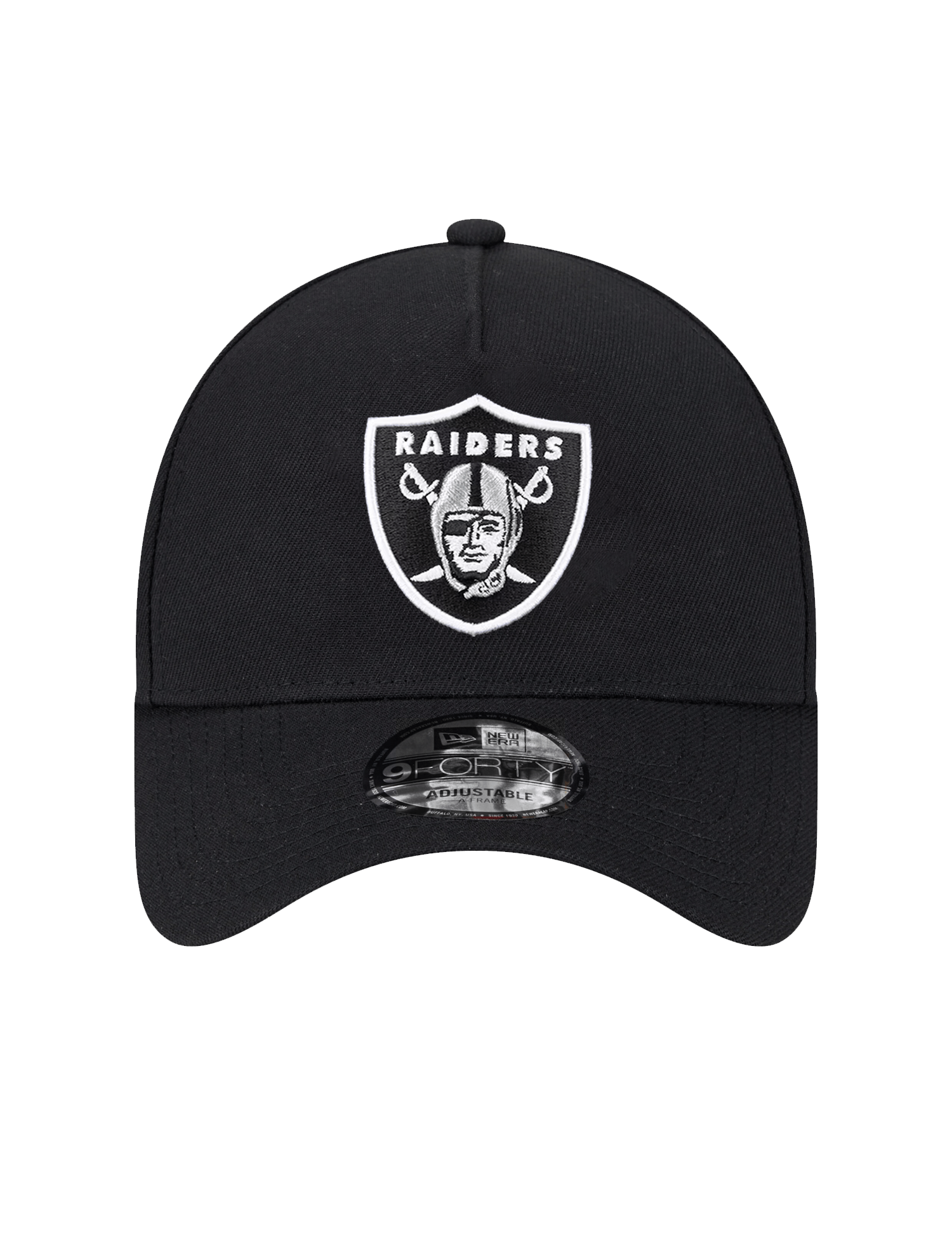 Las Vegas Raiders New Era NFL Team 9FORTY A-Frame Snapback Hat - Black