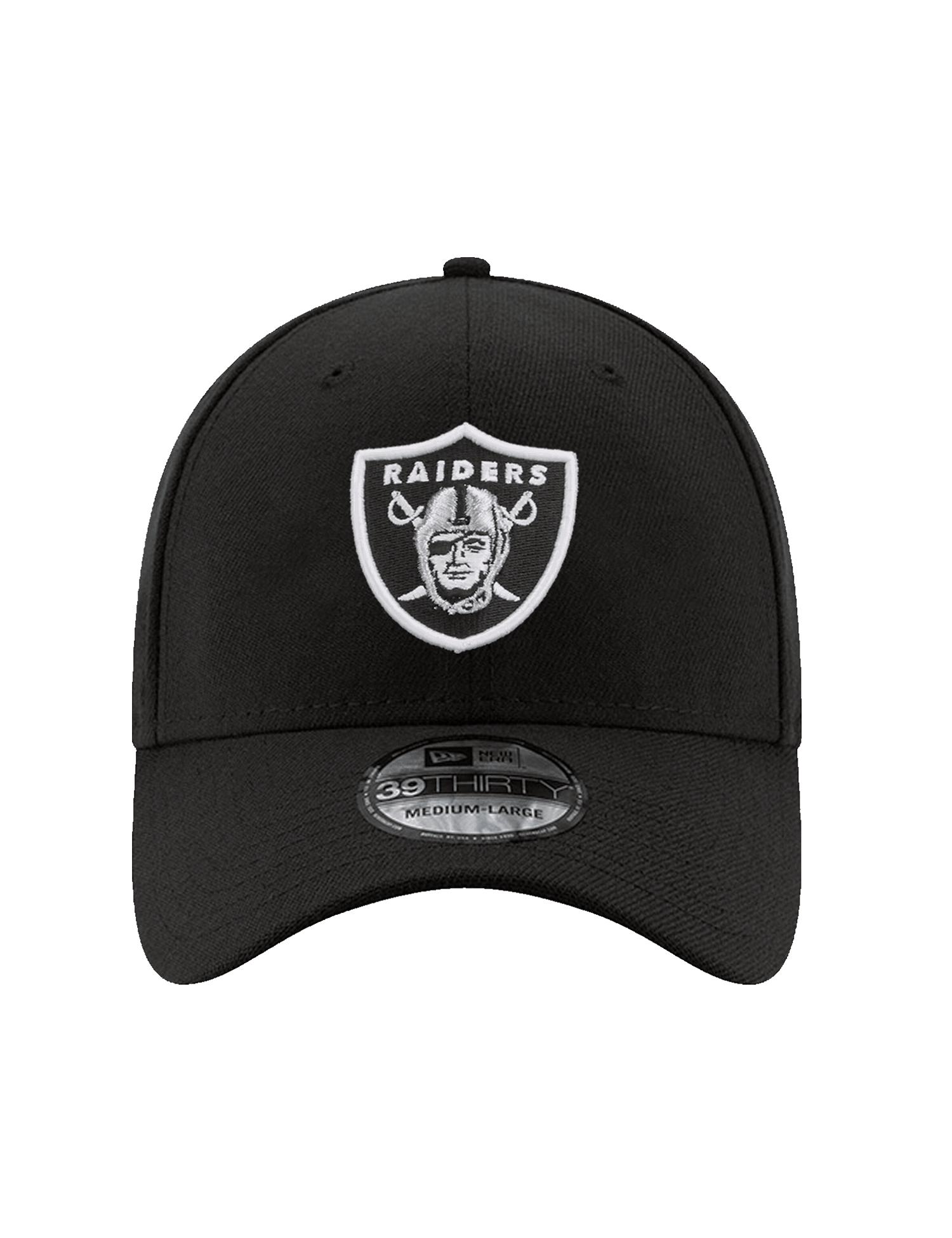 Las Vegas Raiders New Era NFL Team 39THIRTY Stretch Fit Hat - Black