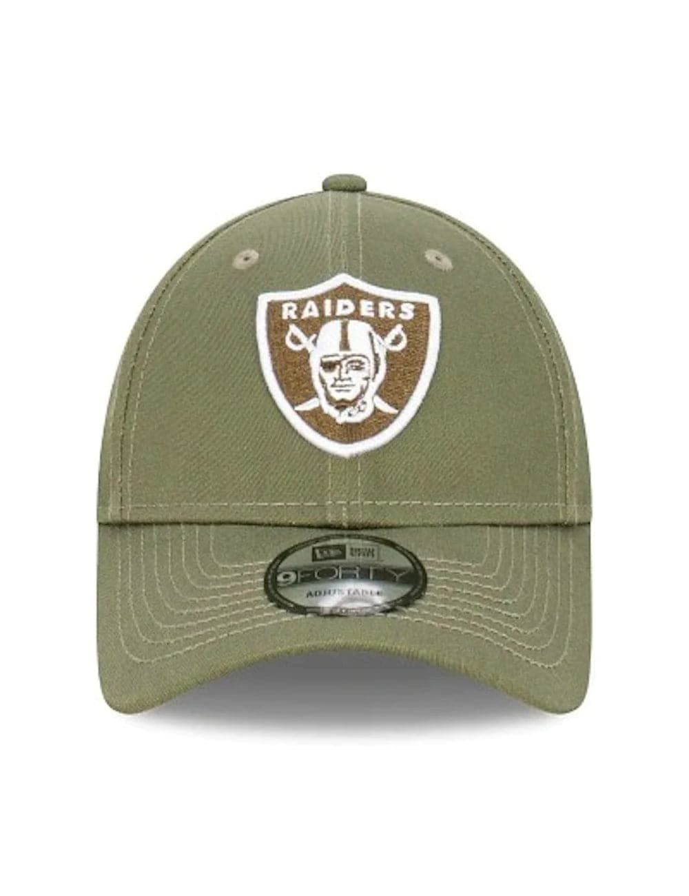 Las Vegas Raiders New Era NFL 9FORTY Strapback Hat - Olive
