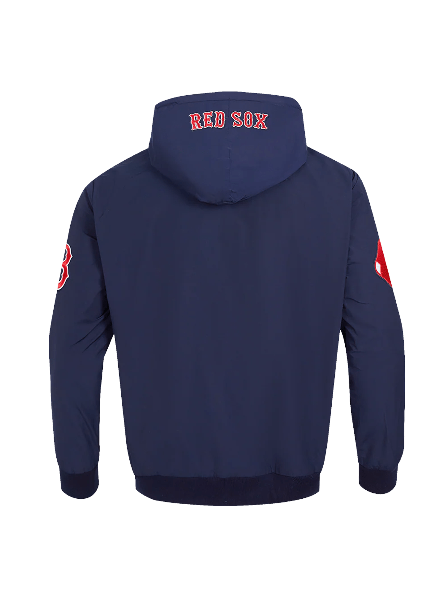 Boston Red Sox Pro Standard MLB Woven Wind Zip Hoodie Jumper - Navy