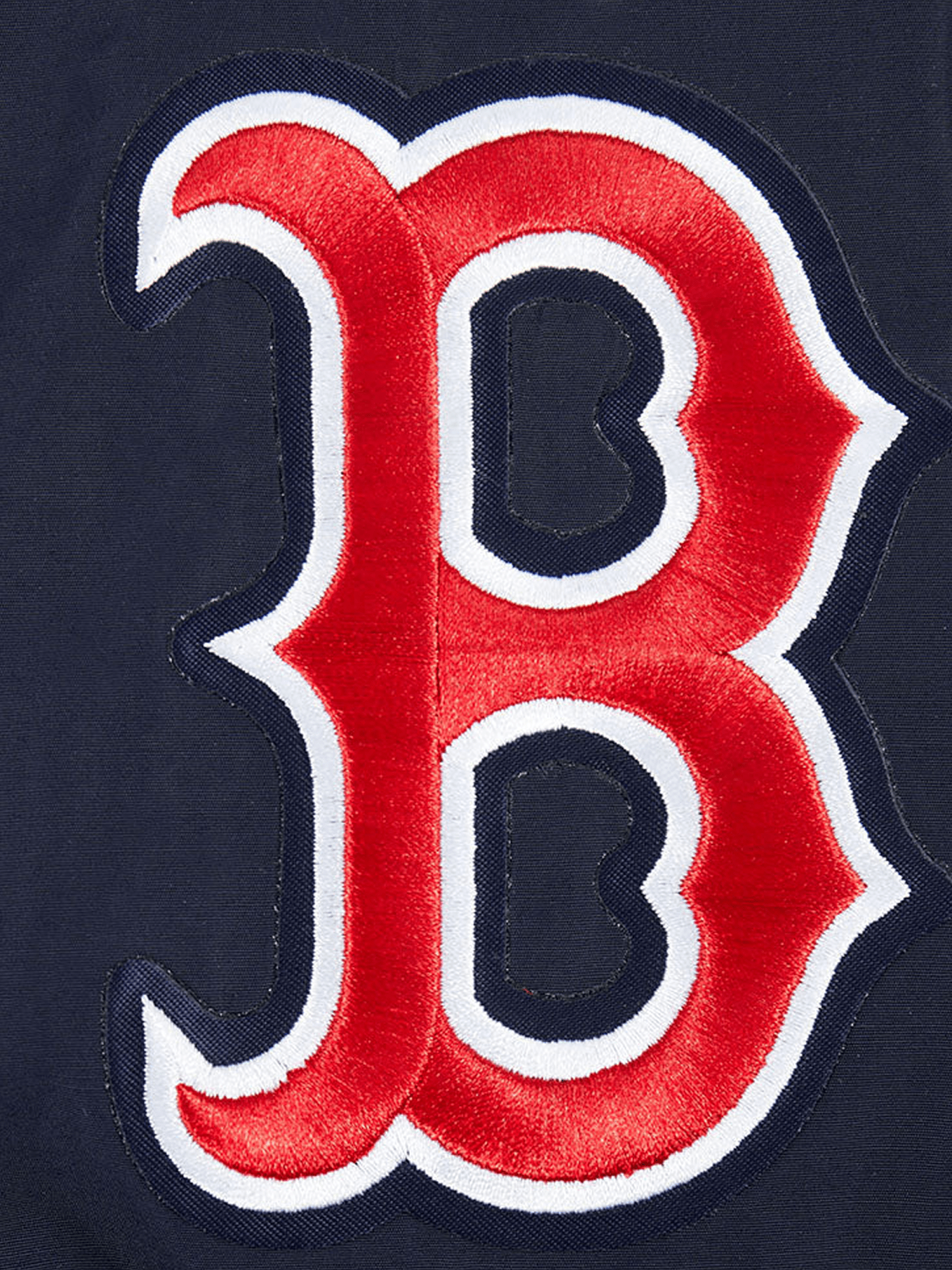 Boston Red Sox Pro Standard MLB Woven Wind Zip Hoodie Jumper - Navy