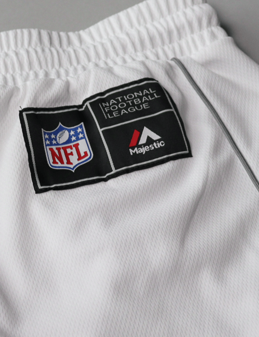 Las Vegas Raiders Majestic NFL Team Fan Mesh Shorts - White