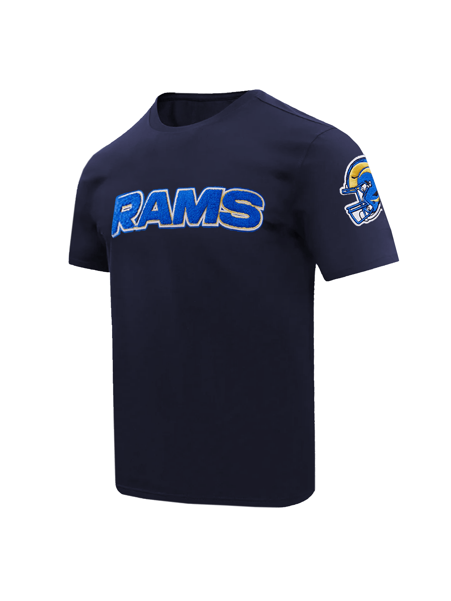 Los Angeles Rams Pro Standard NFL Team Chenille Flex T-Shirt - Navy