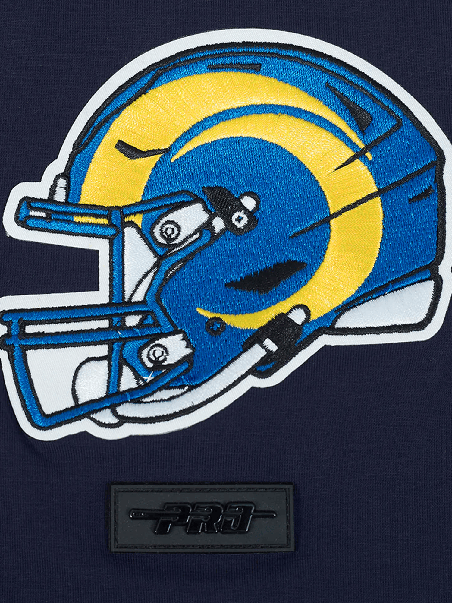 Los Angeles Rams Pro Standard NFL Team Chenille Flex T-Shirt - Navy