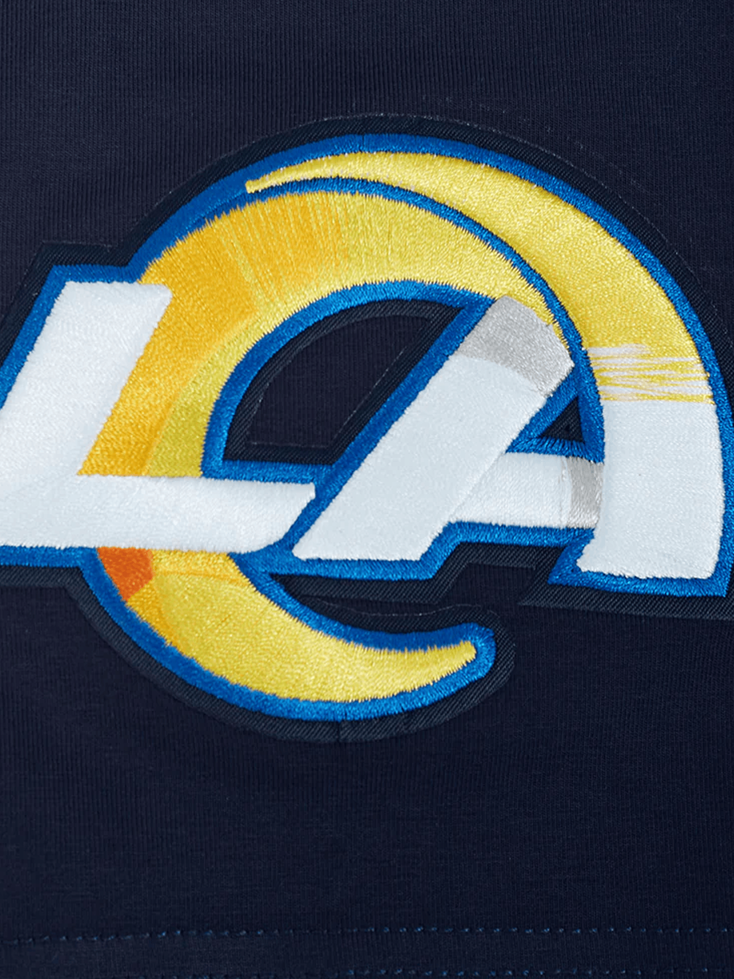 Los Angeles Rams Pro Standard NFL Team Chenille Flex T-Shirt - Navy