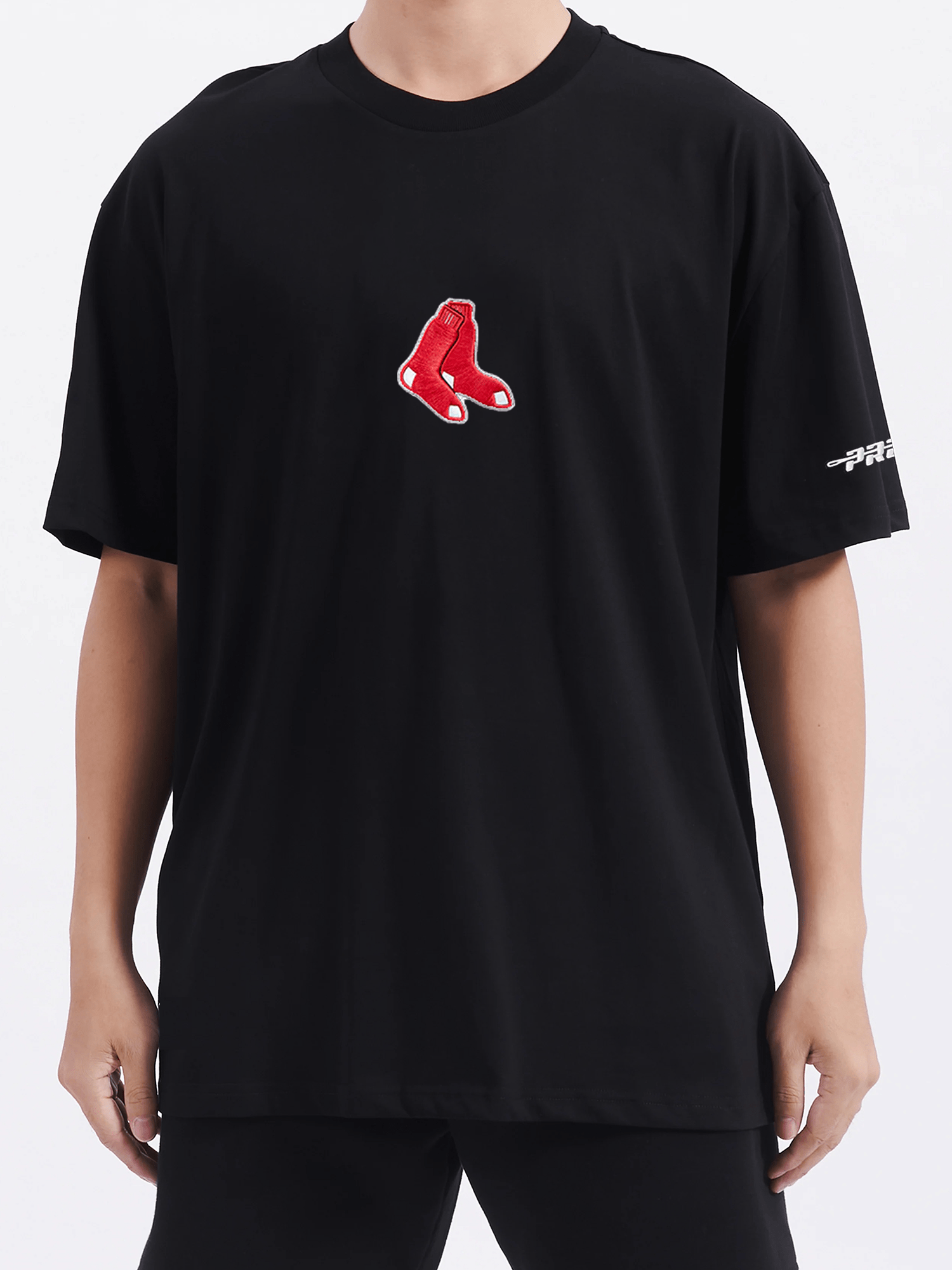 Boston Red Sox Pro Standard MLB Icon Drop Shoulder T-Shirt - Black