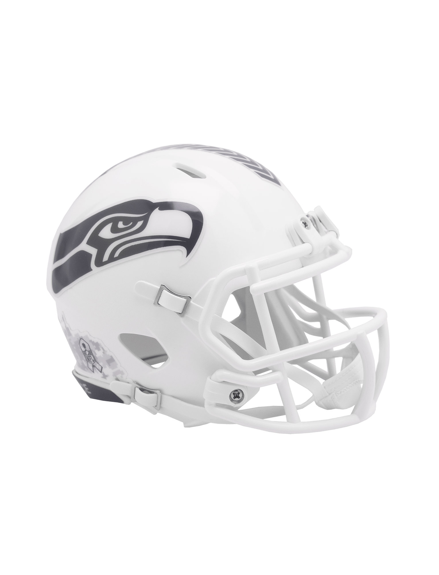 Seattle Seahawks Riddell NFL Salute To Service 24 Speed Replica Mini Helmet
