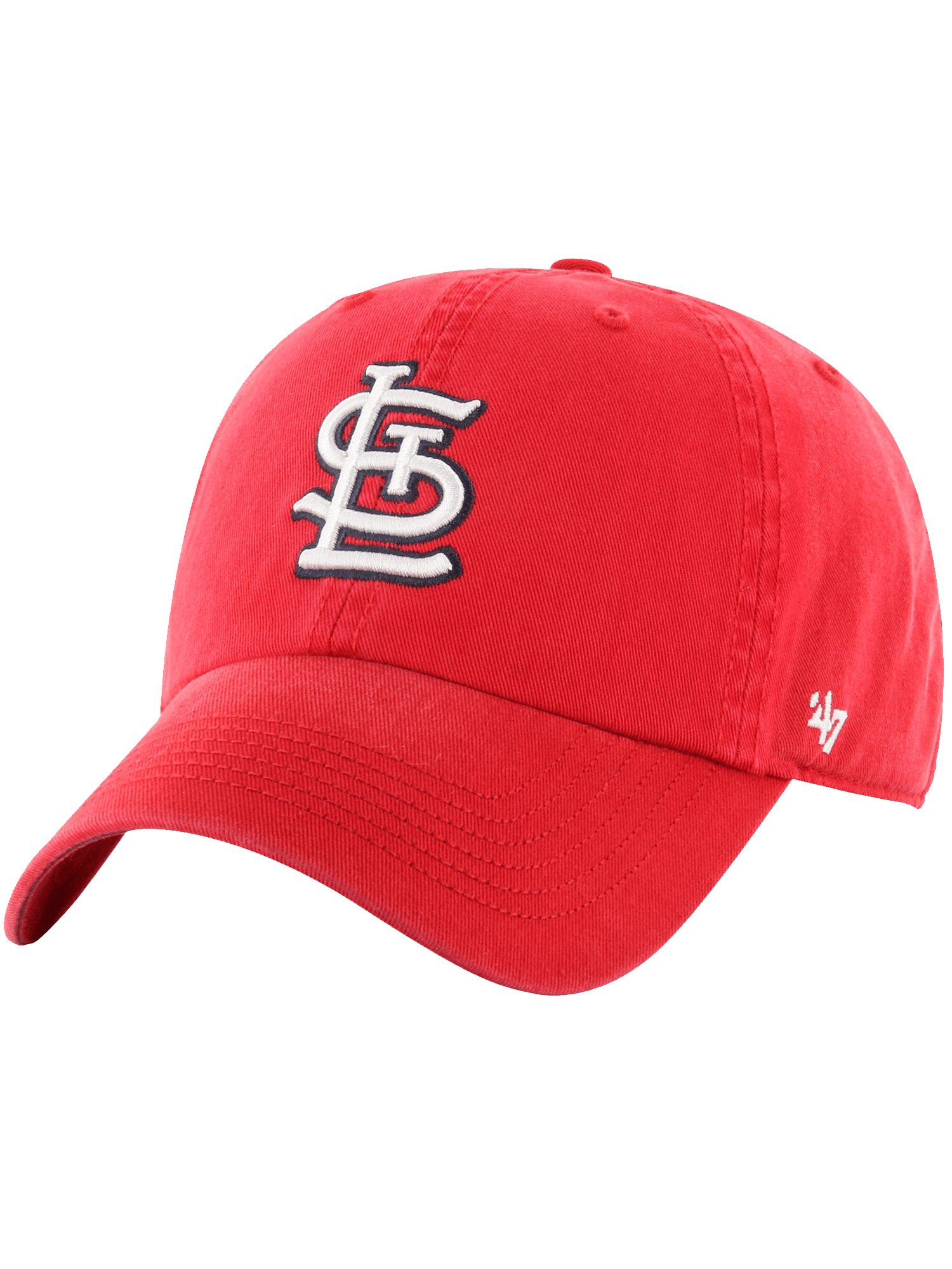 St Louis Cardinals '47 MLB Team Clean Up Strapback Hat - Red