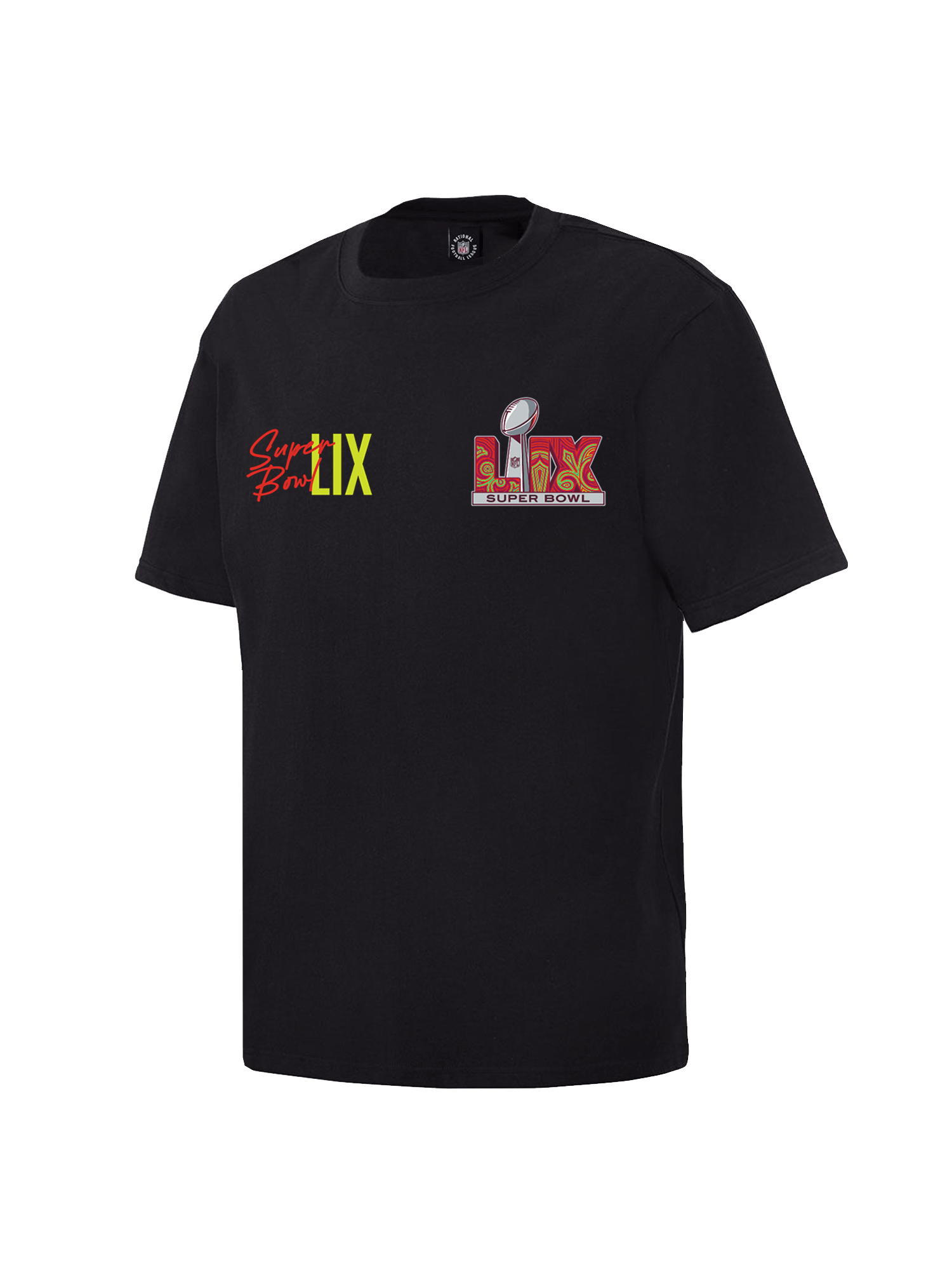Super Bowl LIX NFL Double Hit T-Shirt - Black