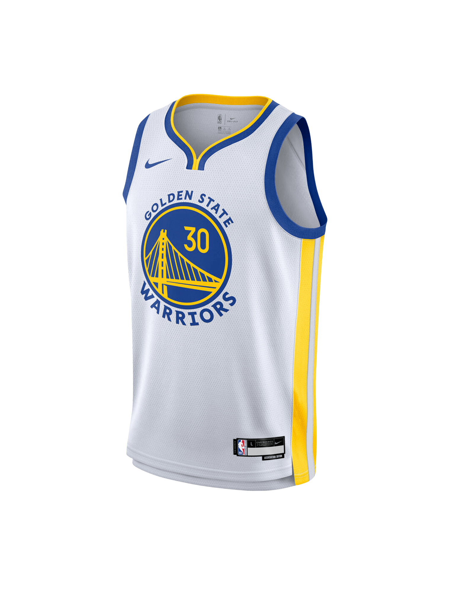 Youths Steph Curry Golden State Warriors Nike NBA Association Jersey - White