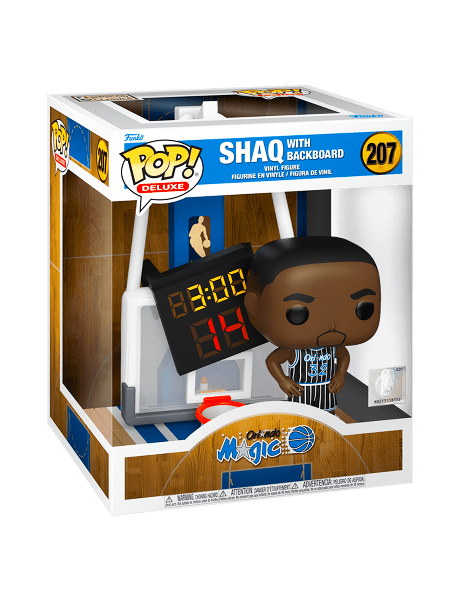 Shaquille O'Neal Orlando Magic Funko Deluxe NBA Vinyl Pop Figure - 207