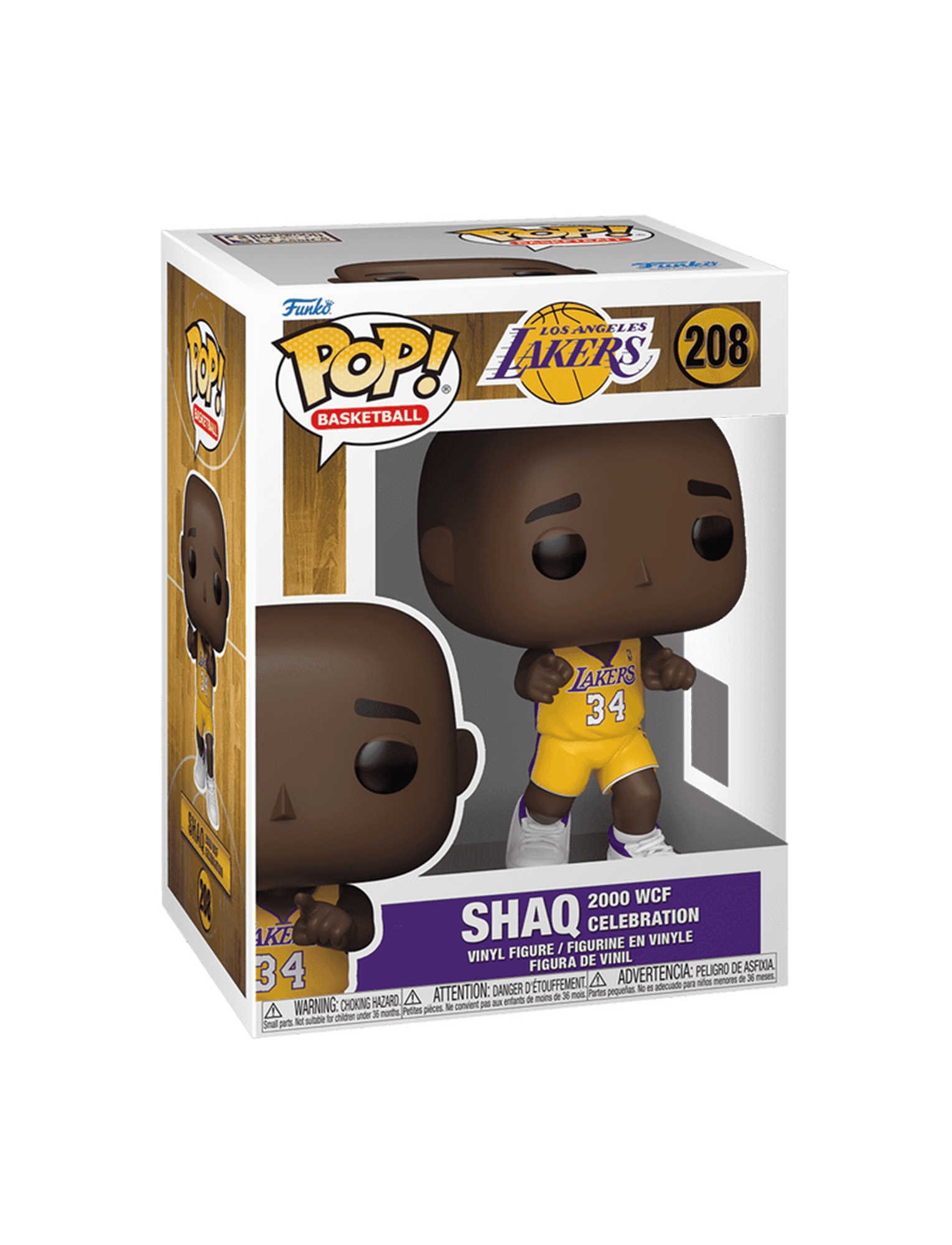 Shaquille O'Neal Los Angeles Lakers Funko NBA Vinyl Pop Figure - 208