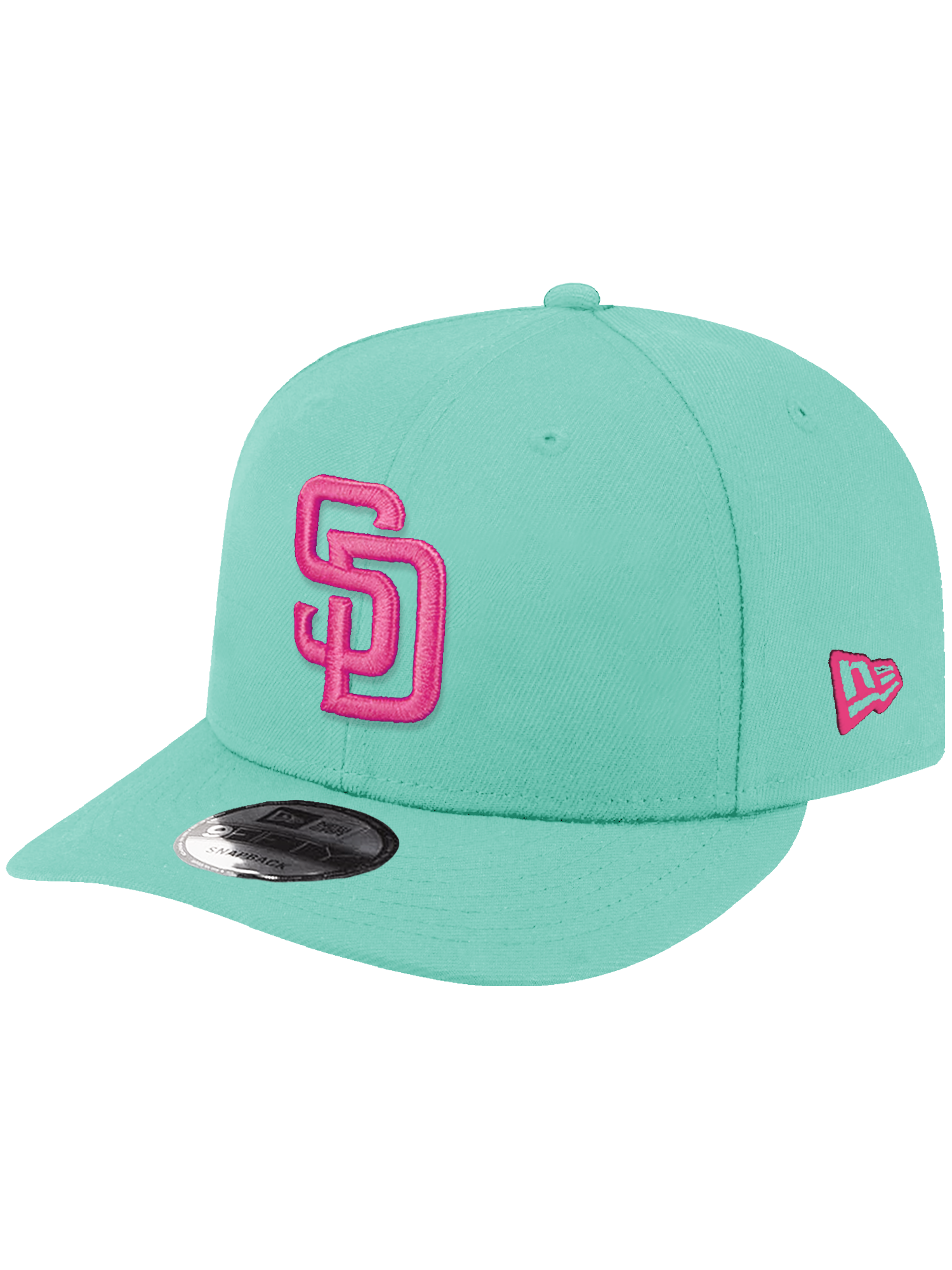San Diego Padres New Era MLB City Connect 9FIFTY Pre-Curved Snapback Hat - Mint