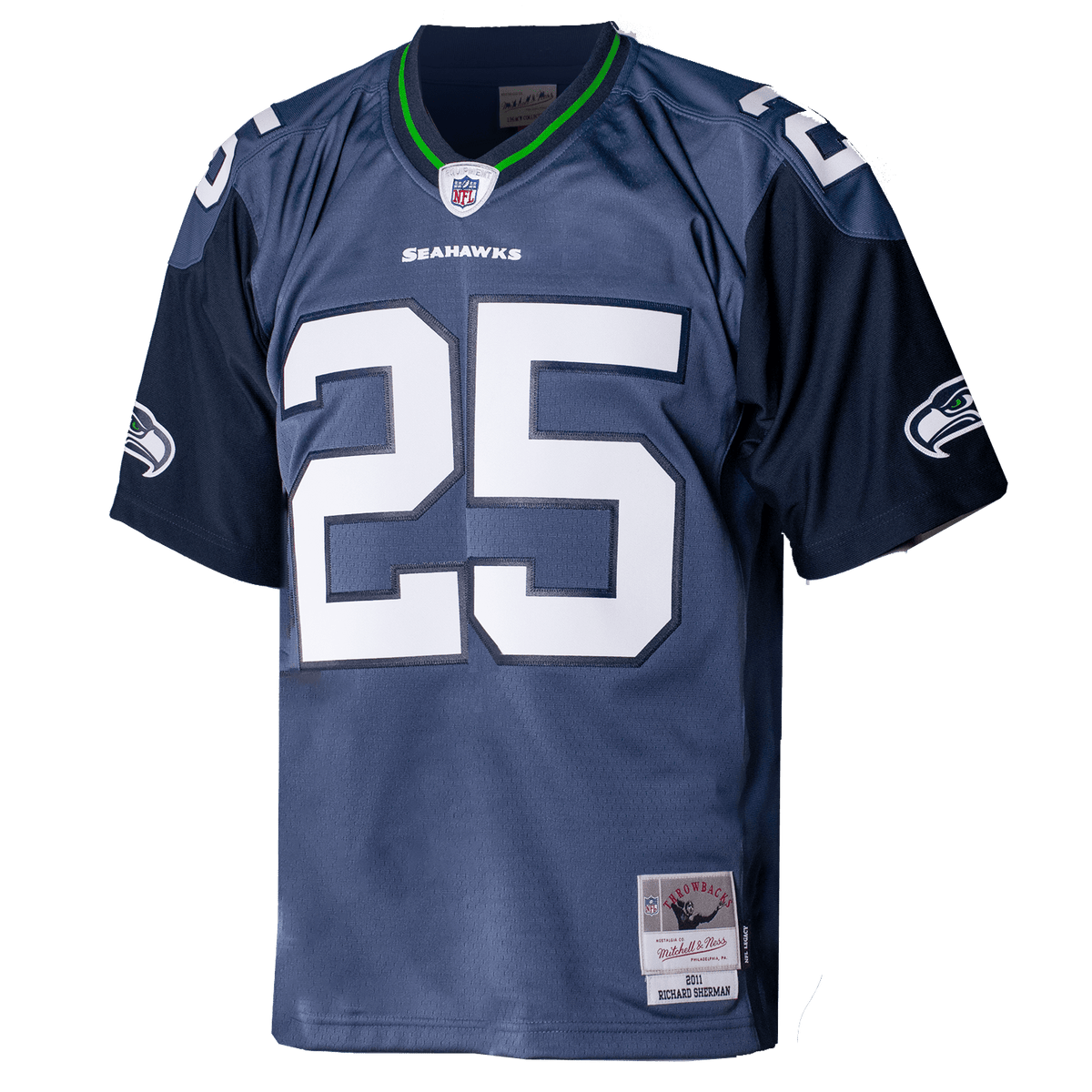 Richard Sherman Seattle Seahawks Mitchell Ness NFL 11 Throwback Lega US Sports HQ