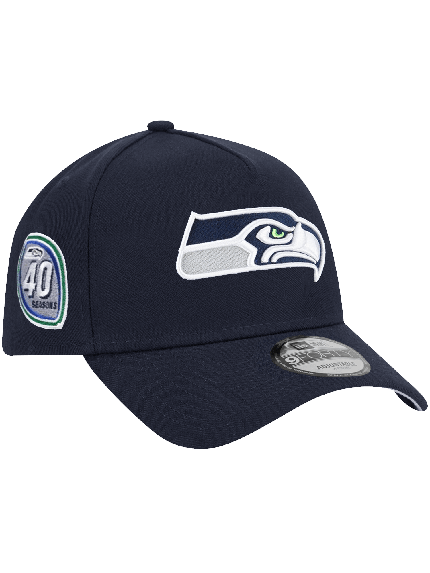 Seattle Seahawks New Era NFL Team 9FORTY A-Frame Snapback Hat - Navy