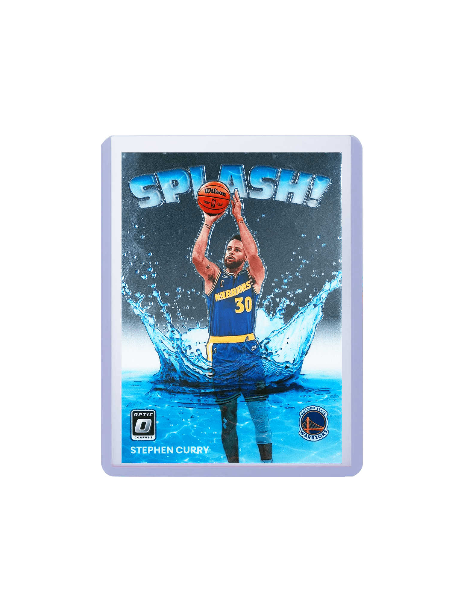Steph Curry Golden State Warriors Panini NBA 22-23 Optic Splash Card