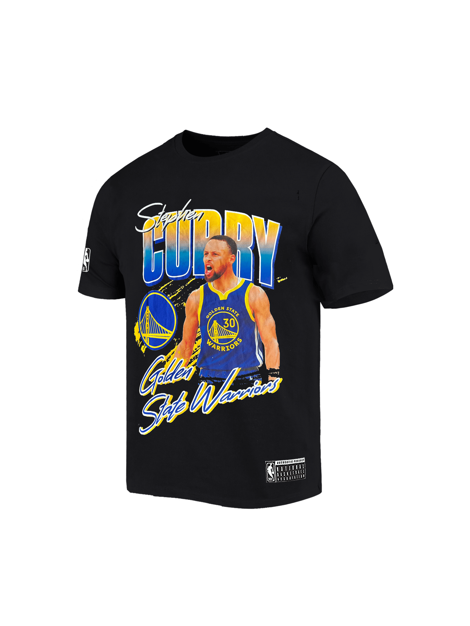 Youths Steph Curry Golden State Warriors NBA Essentials Jones Vintage T-Shirt - Black