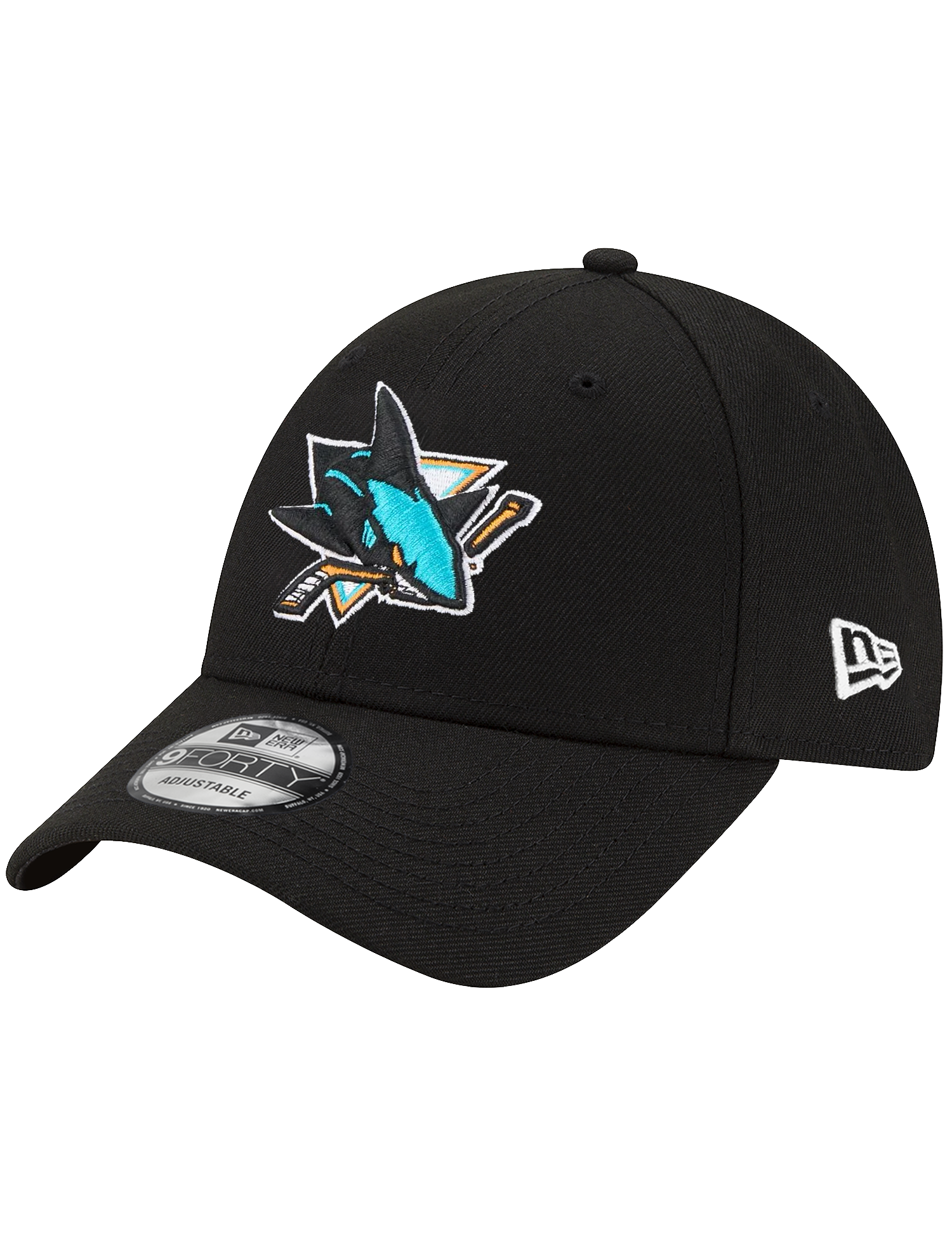 San Jose Sharks New Era NHL Team 9FORTY Snapback Hat - Black