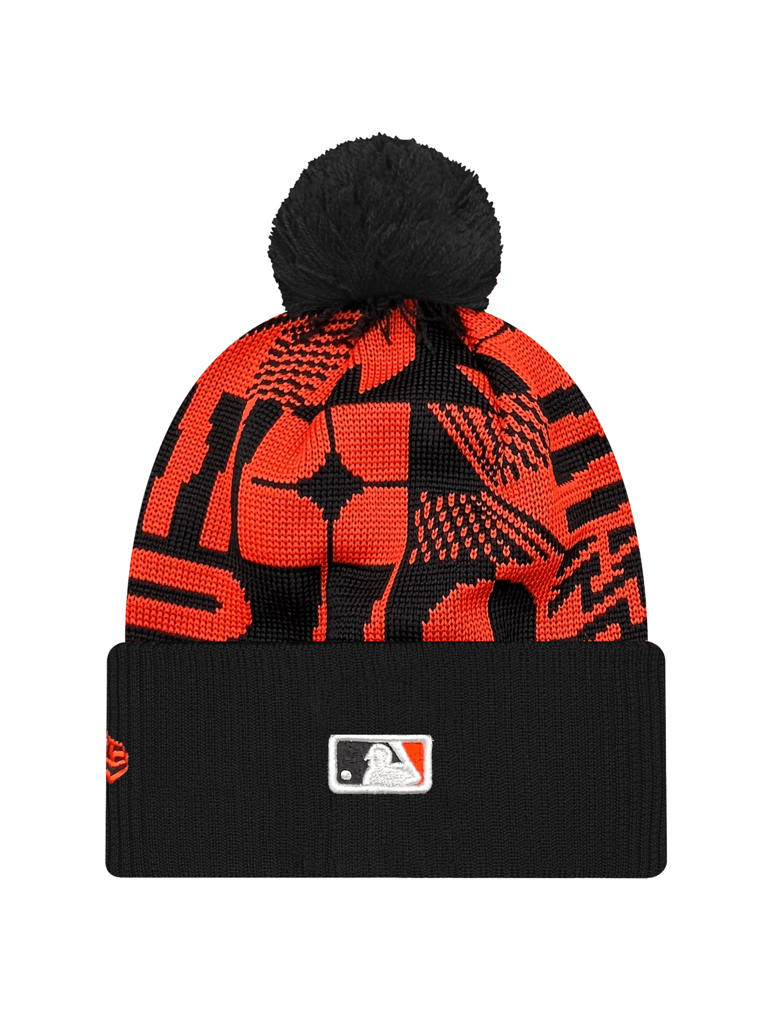San Francisco Giants New Era MLB City Connect Knit Beanie - Black