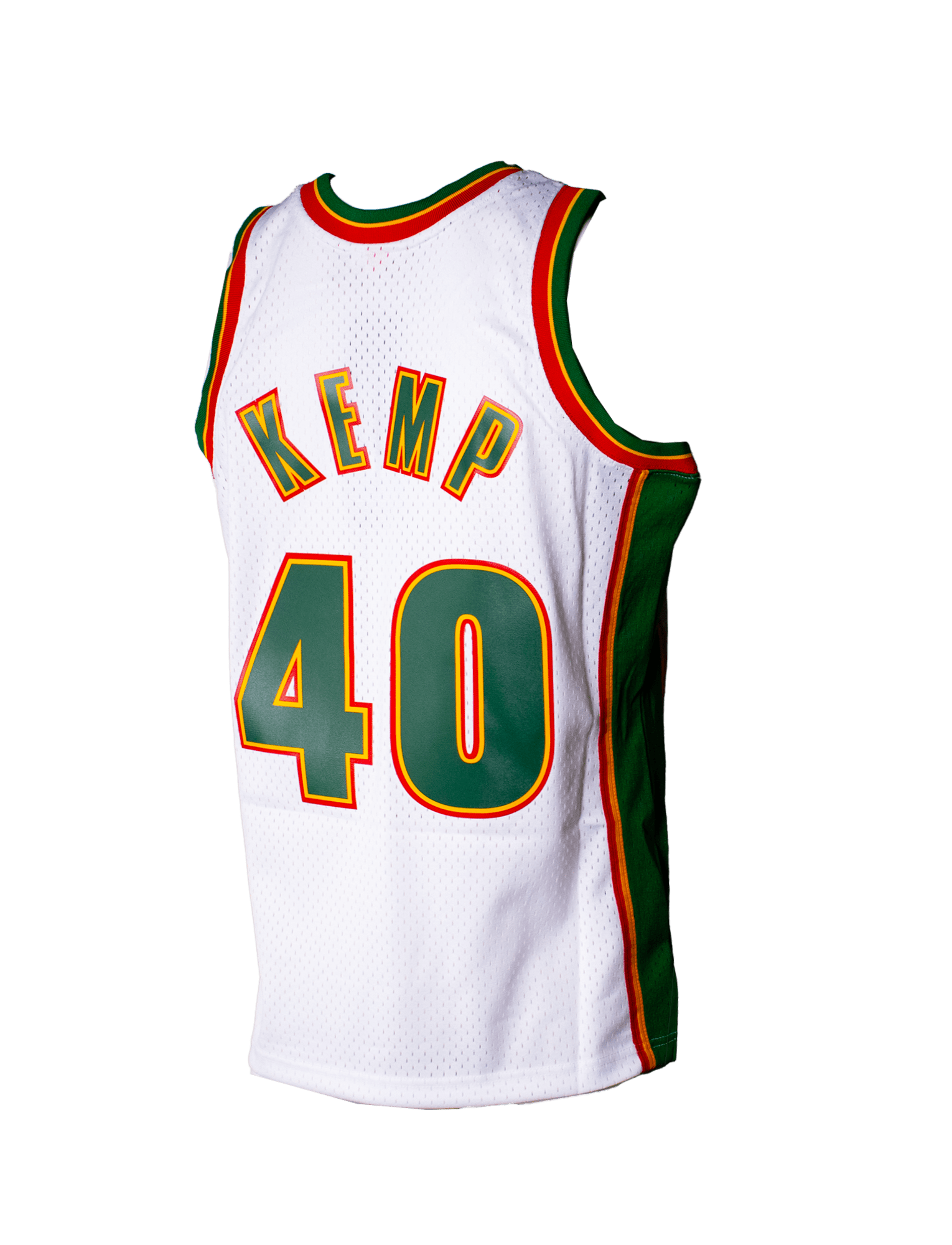 Shawn Kemp Seattle Supersonics Mitchell & Ness NBA 95-96 Swingman Jersey - White