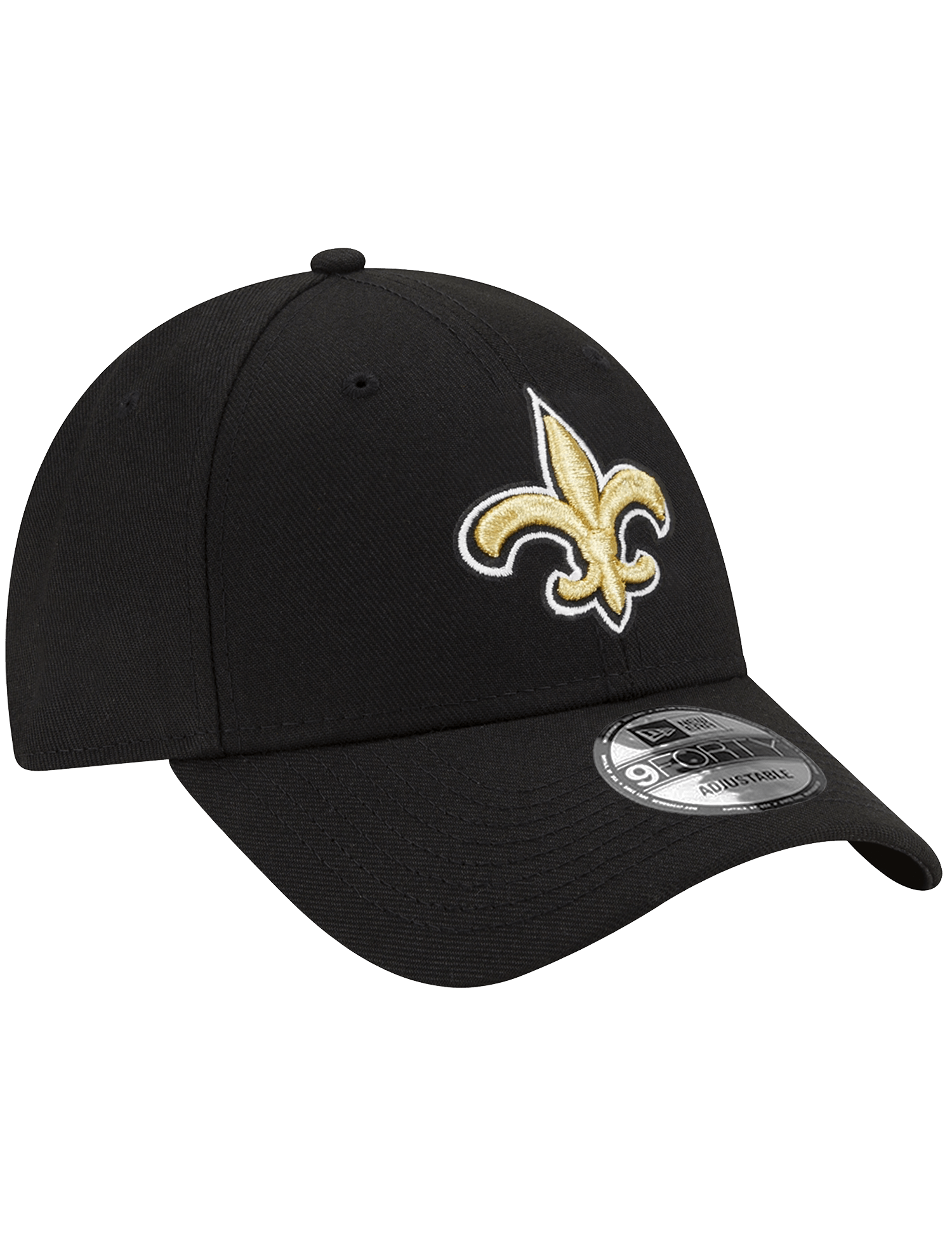 New Orleans Saints New Era NFL Team 9FORTY Snapback Hat - Black