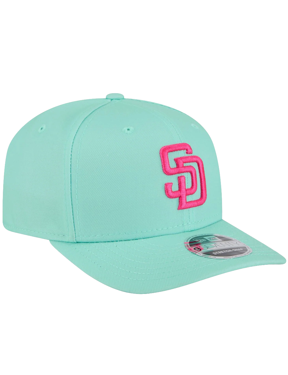 San Diego Padres New Era MLB City Connect 9SEVENTY Stretch Snapback Hat - Mint