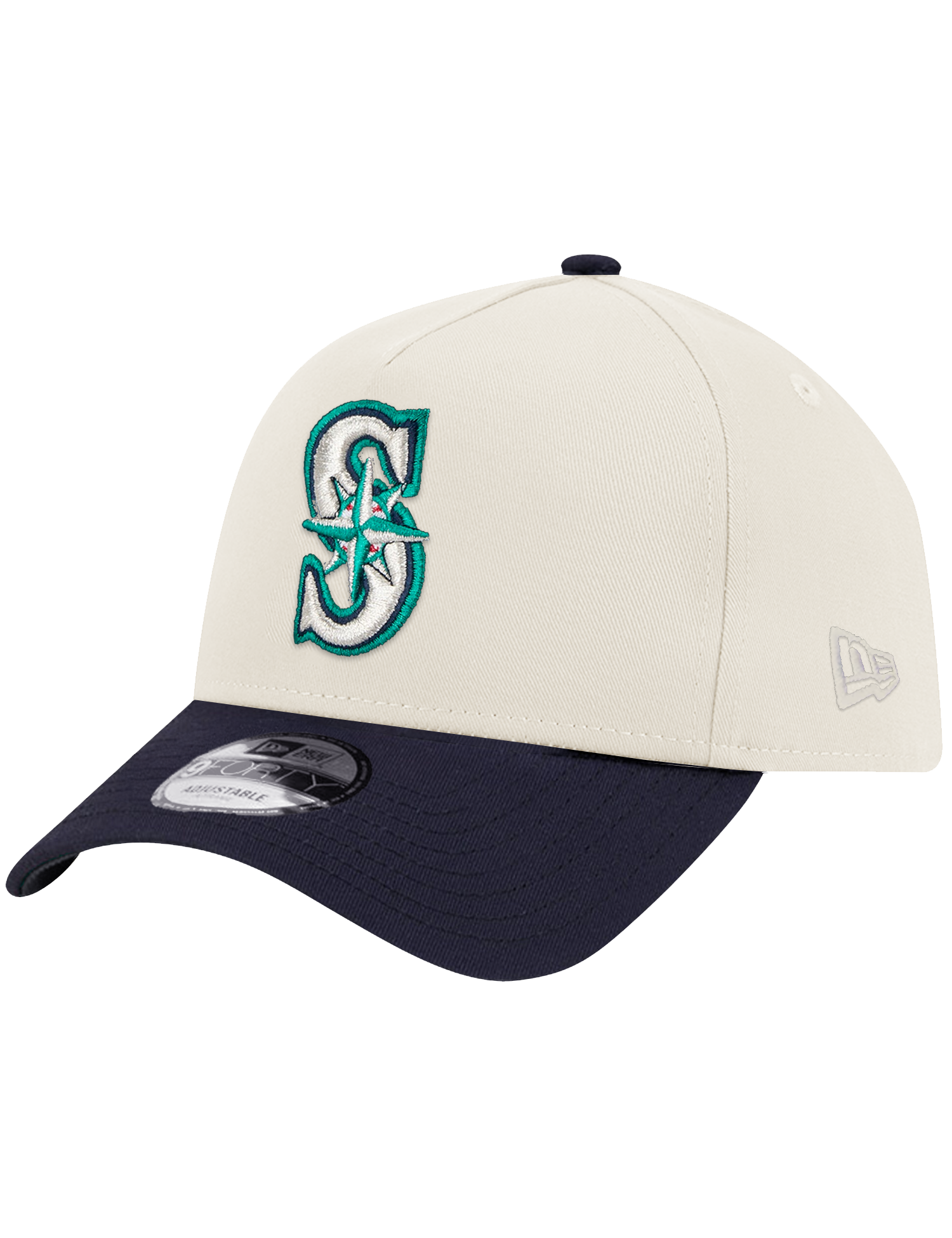 Seattle Mariners New Era MLB 35th Ann 9FORTY A-Frame Snapback Hat - Chrome