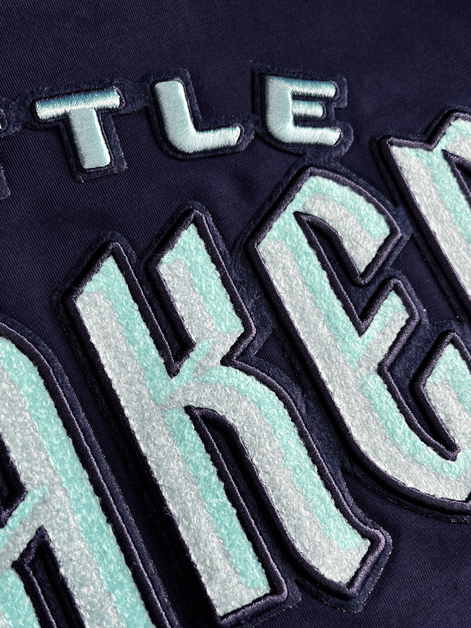 Seattle Kraken Pro Standard NHL Team Chenille T-Shirt - Navy