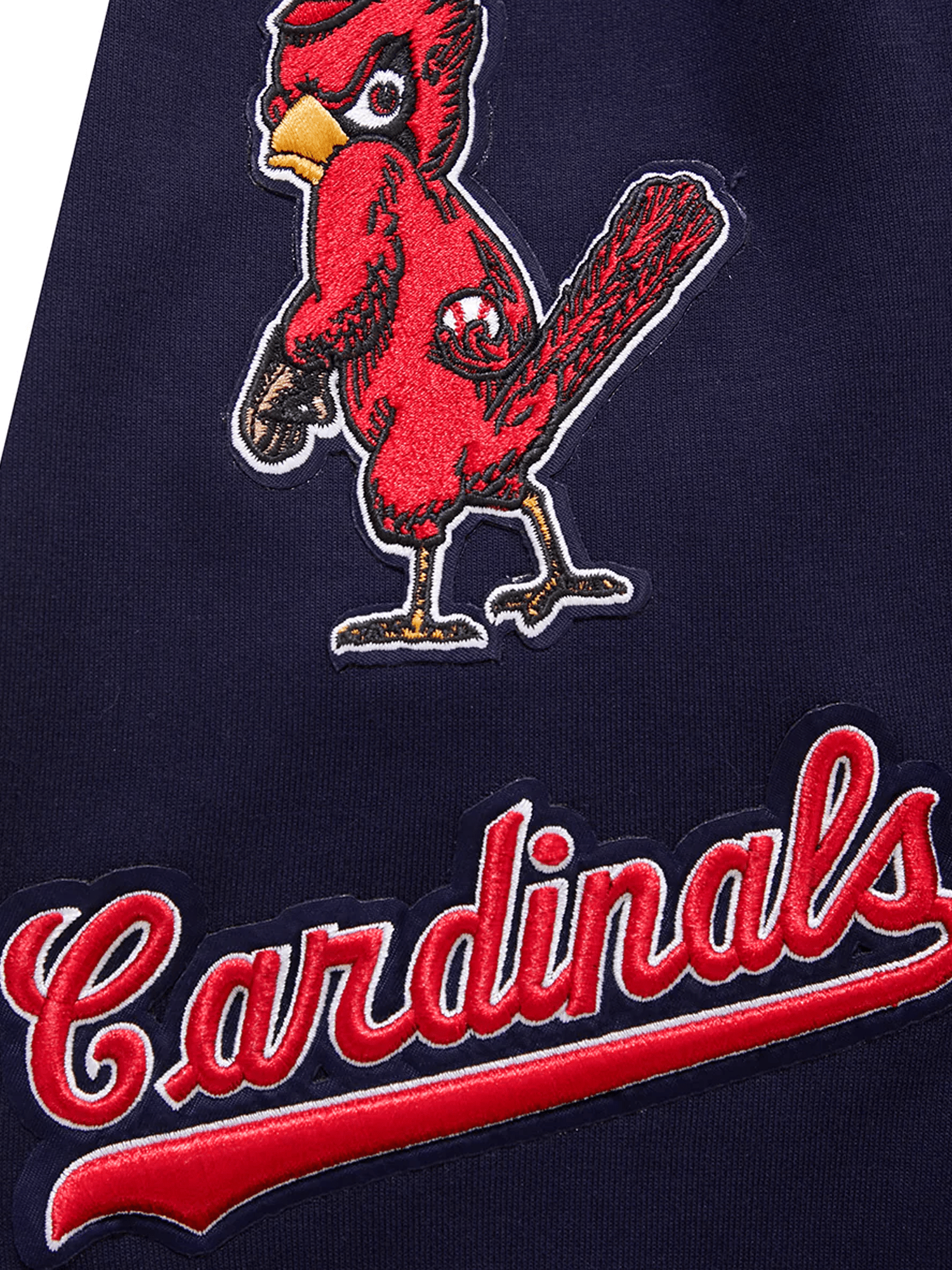 St Louis Cardinals Pro Standard MLB Team Chenille Hoodie Jumper  - Navy