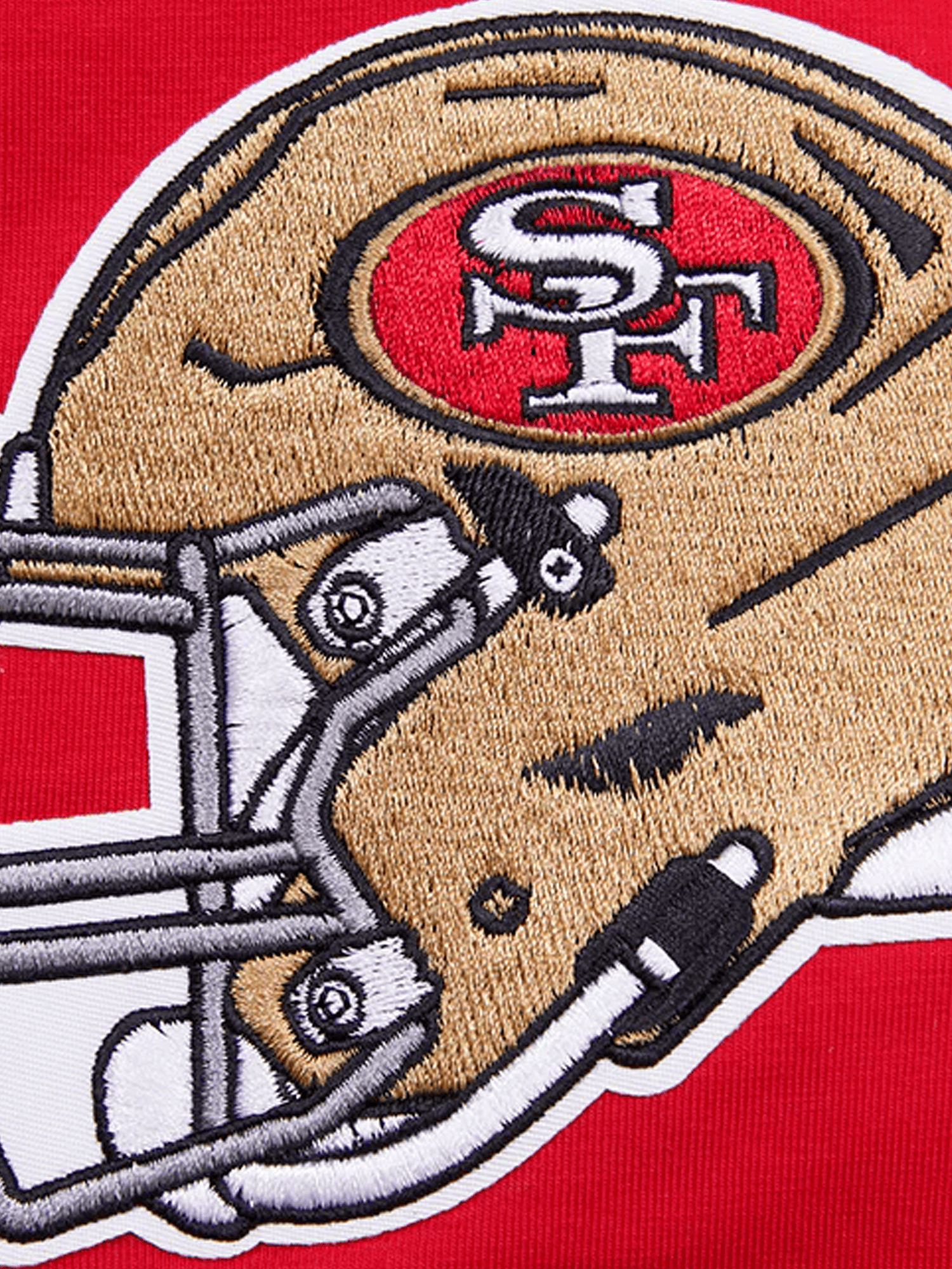 San Francisco 49ers Pro Standard NFL Team Chenille Flex T-Shirt - Red