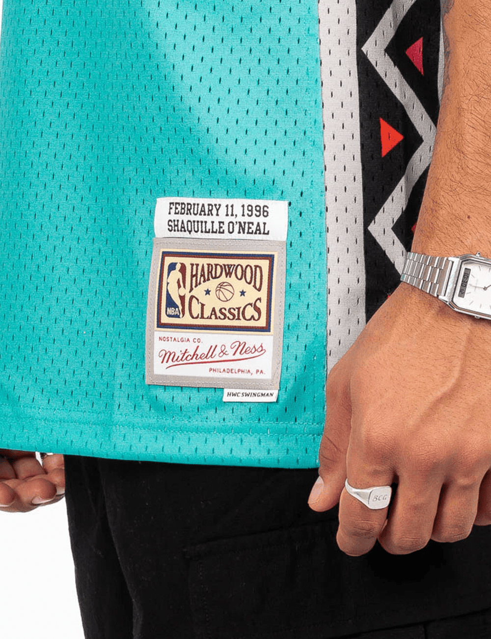 Shaquille O'Neal Orlando Magic Mitchell & Ness NBA 96 All-Star Swingman Jersey - Teal