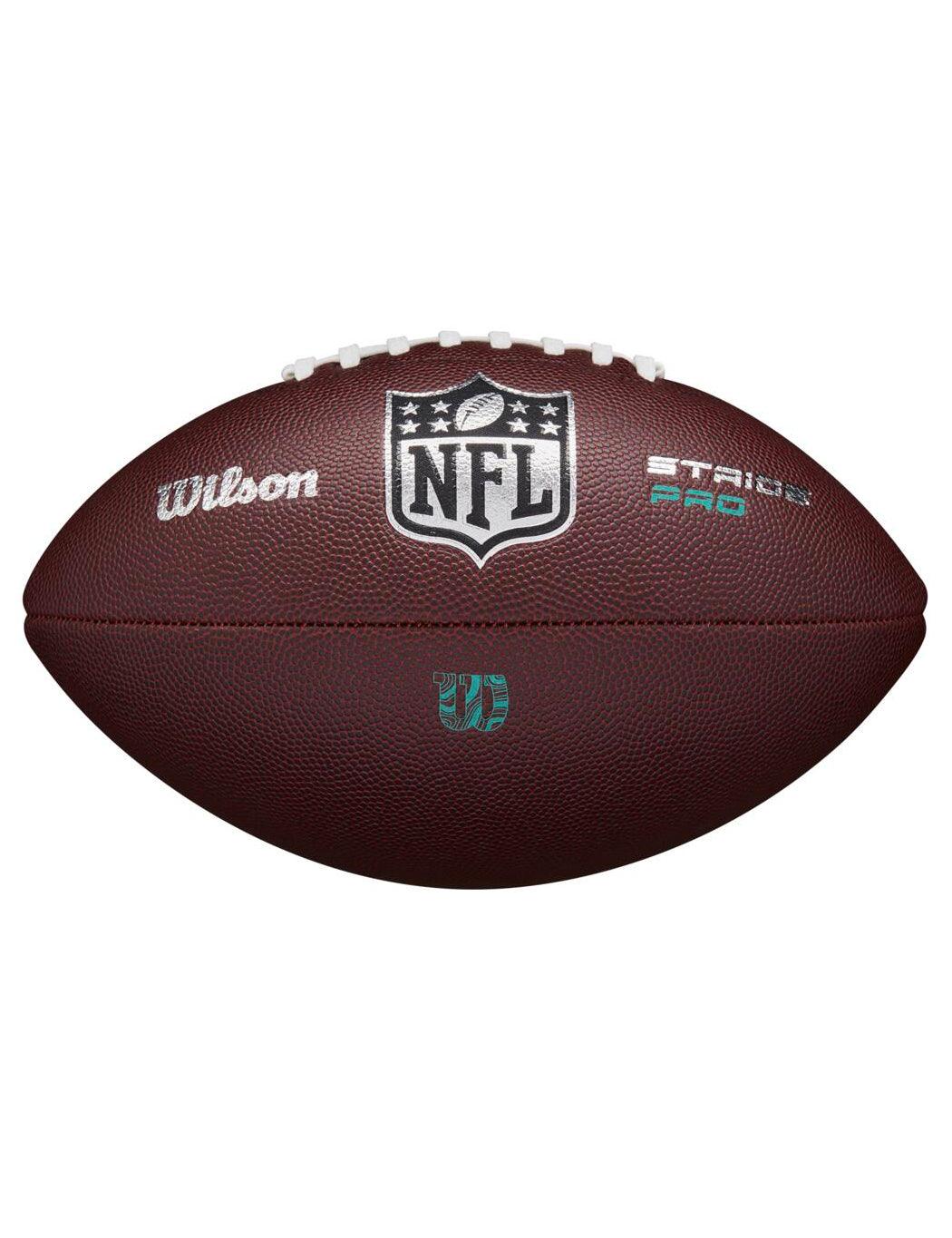 Wilson NFL Shield Stride Pro Eco Full Size Football Ball - Brown