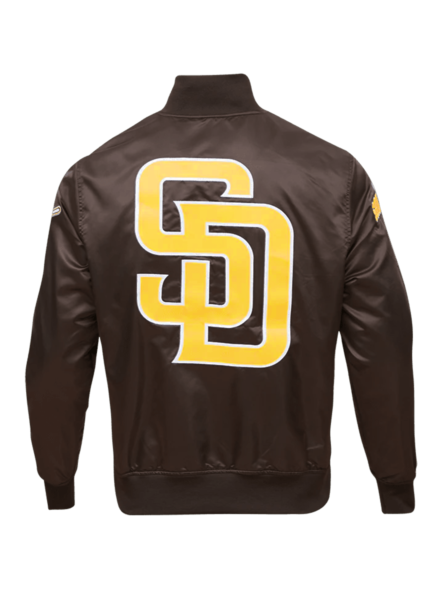 San Diego Padres Pro Standard MLB Team Classic Satin Button Jacket - Brown
