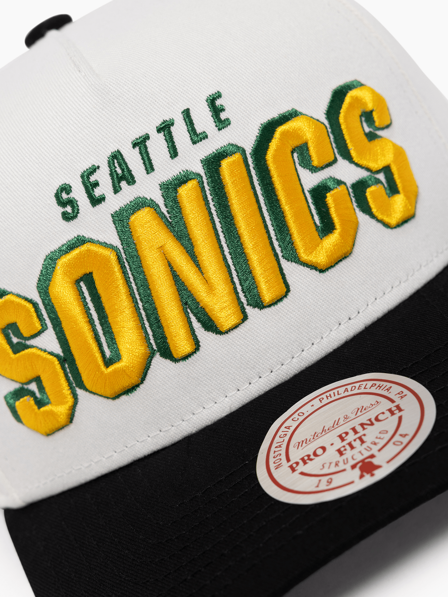 Seattle Supersonics Mitchell & Ness NBA HWC Draft Day Pro Pinch Snapback Hat