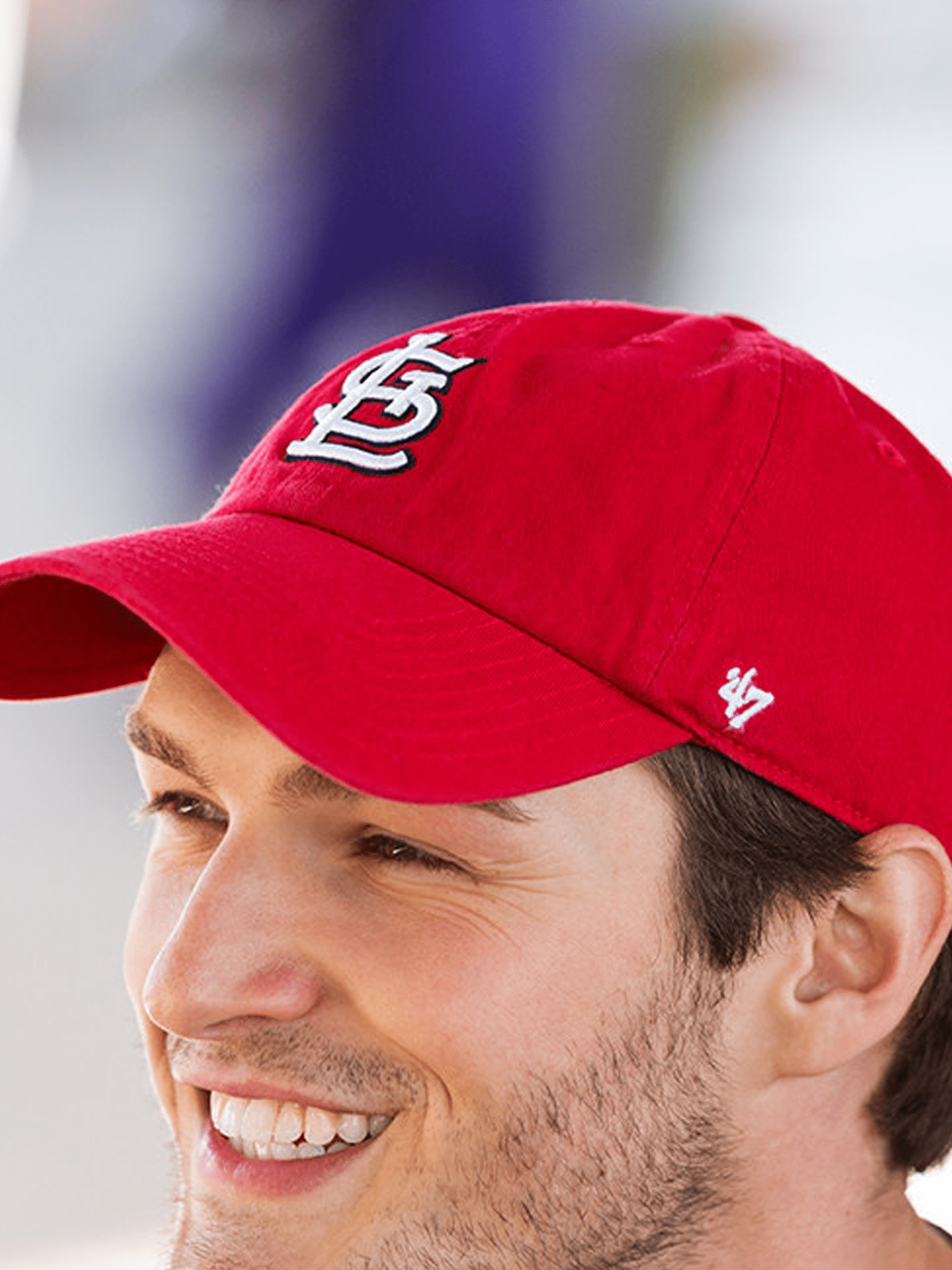 St Louis Cardinals '47 MLB Team Clean Up Strapback Hat - Red