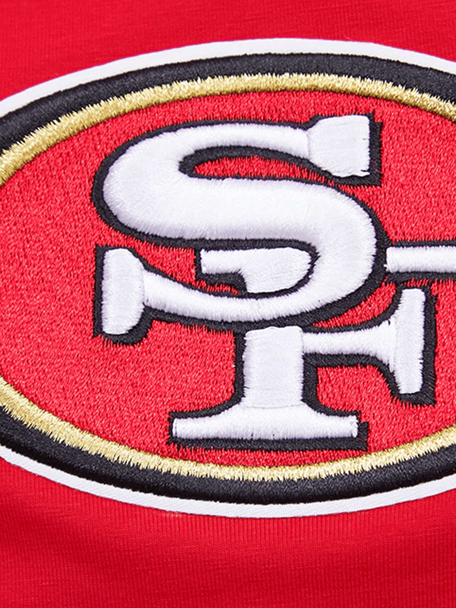 San Francisco 49ers Pro Standard NFL Team Chenille Flex T-Shirt - Red