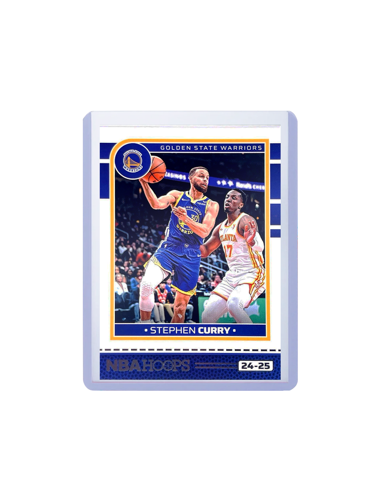 Steph Curry Golden State Warriors Panini NBA Hoops 24-25 Base Card