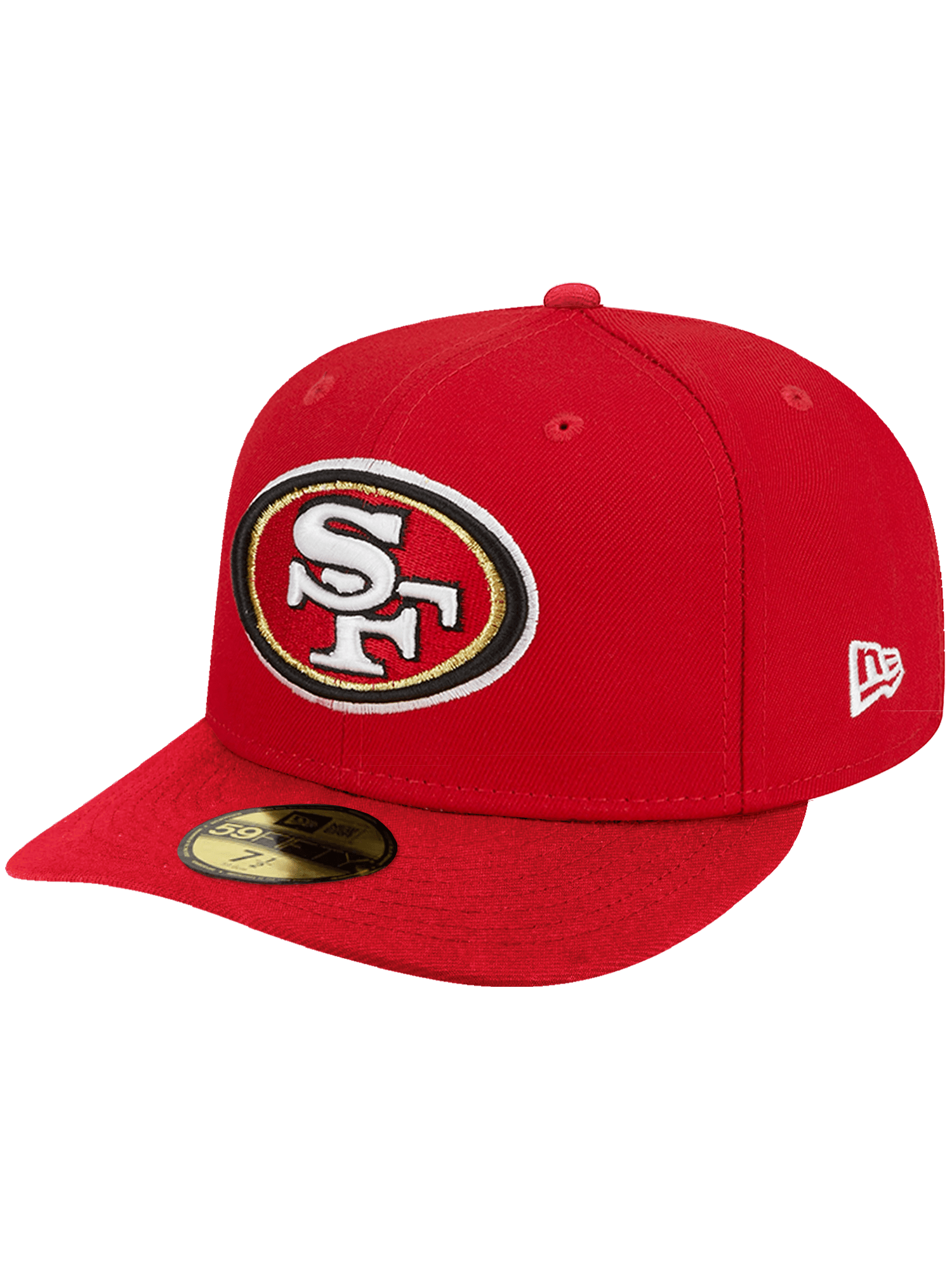 San Francisco 49ers New Era NFL Team Pre-Curved 59FIFTY Fitted Hat - Red