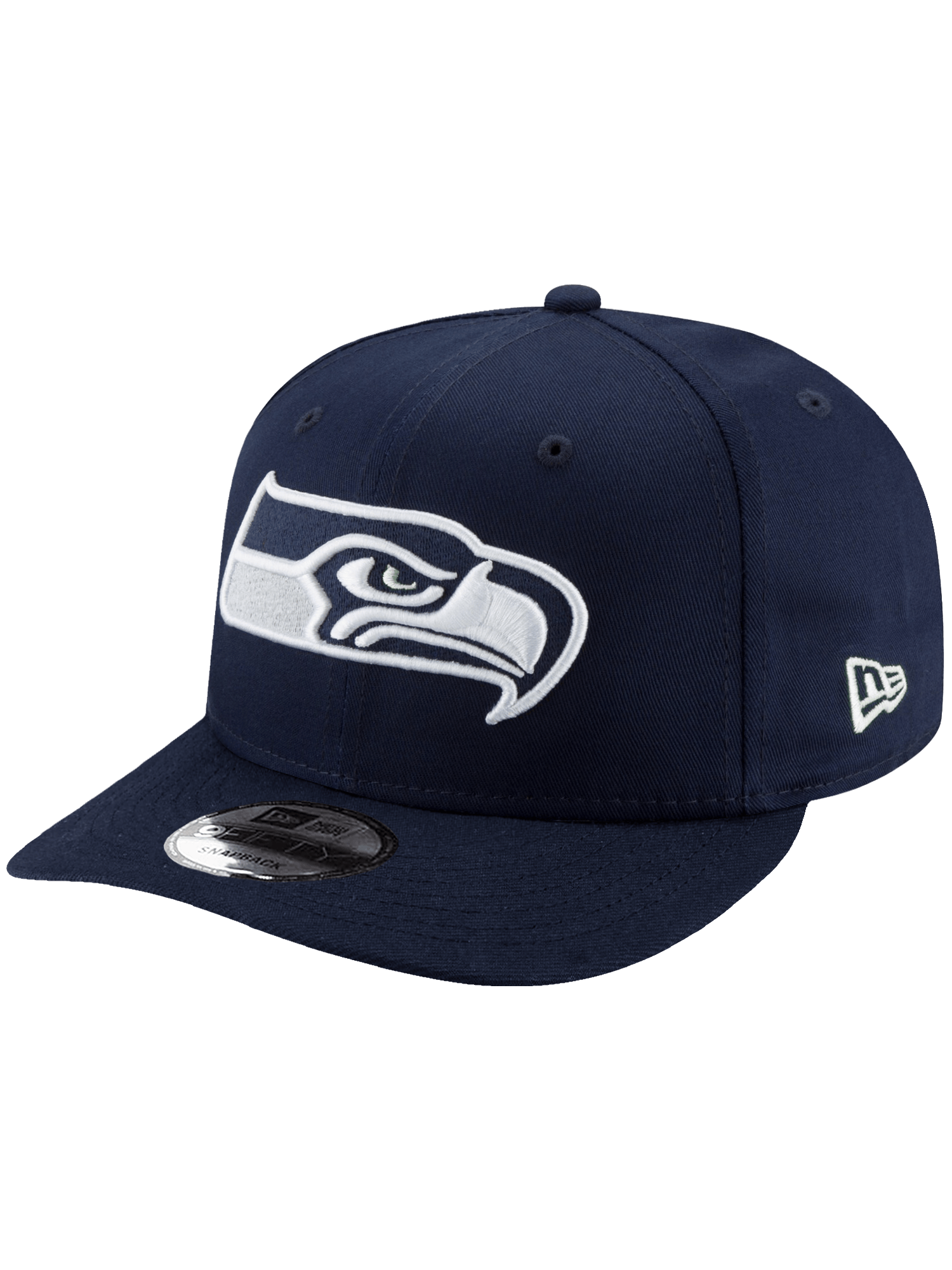 Seattle Seahawks New Era NFL Team Pre-Curved 9FIFTY Snapback Hat - Navy
