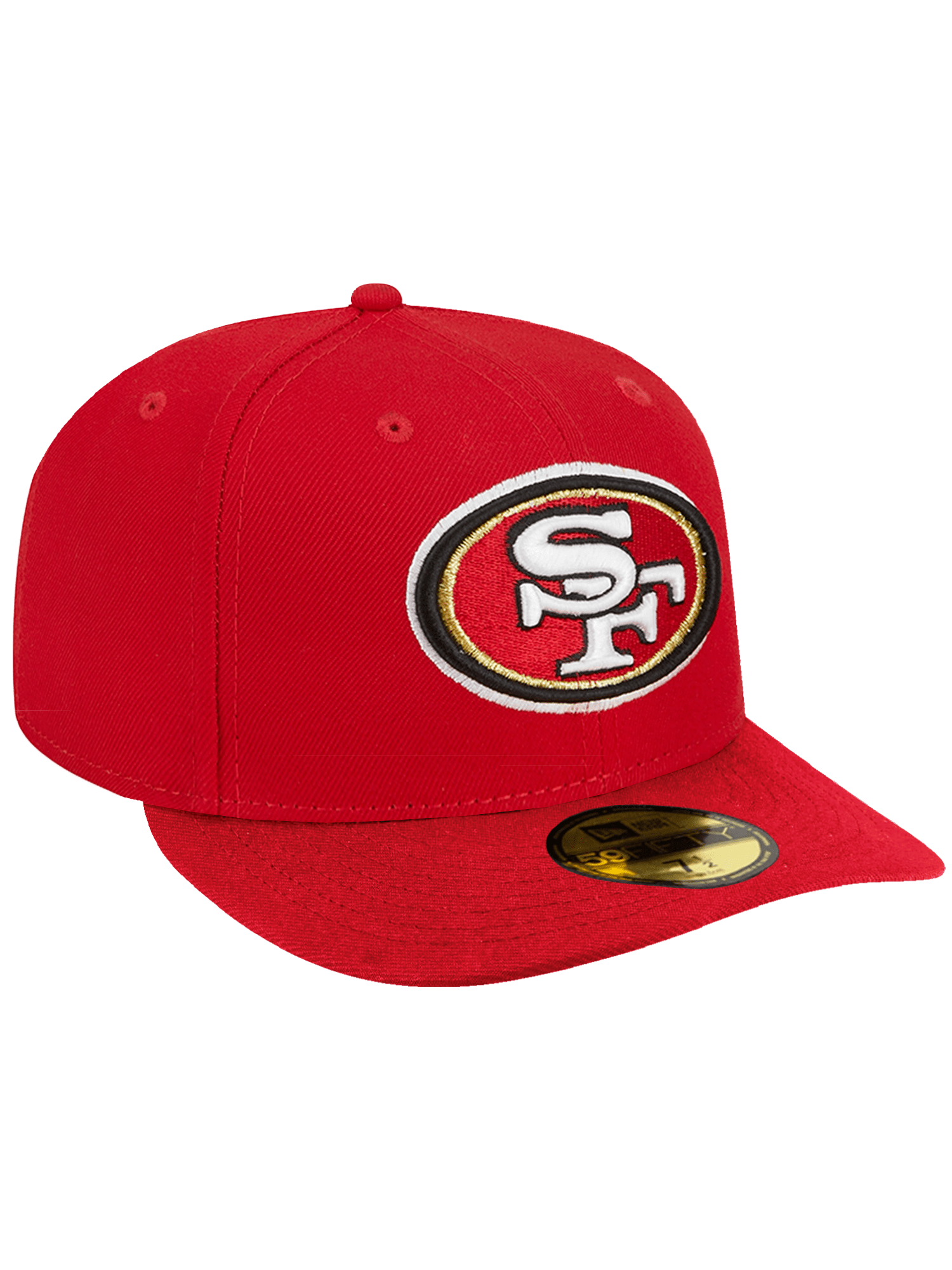 San Francisco 49ers New Era NFL Team Pre-Curved 59FIFTY Fitted Hat - Red