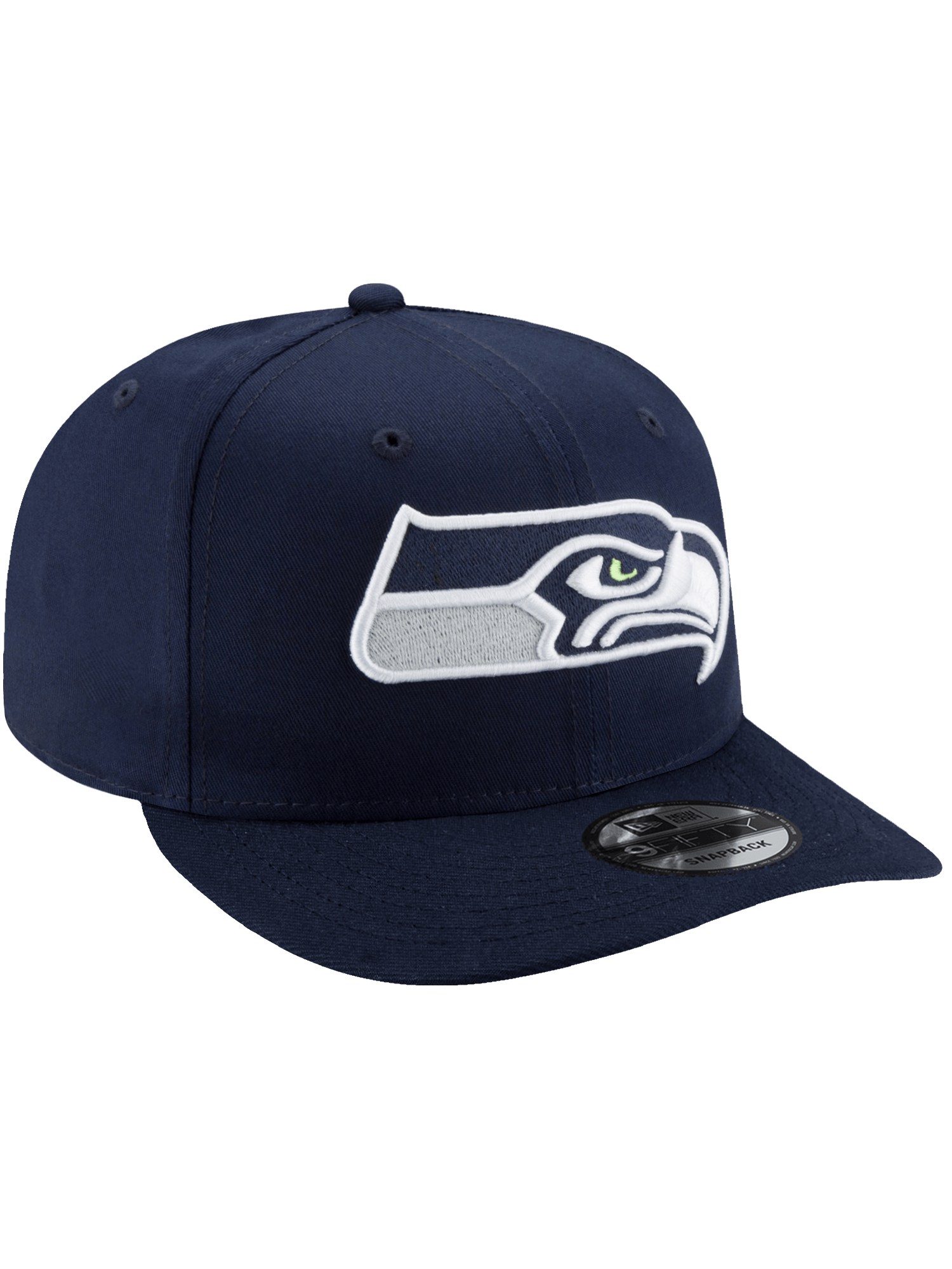 Seattle Seahawks New Era NFL Team Pre-Curved 9FIFTY Snapback Hat - Navy