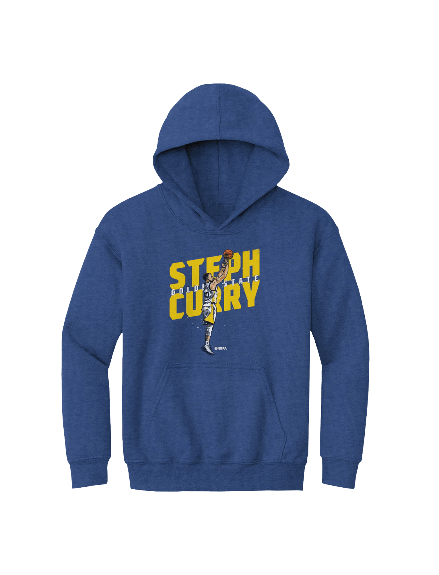Youths Steph Curry Golden State Warriors 500 Level NBA Shot Hoodie Jumper - Blue