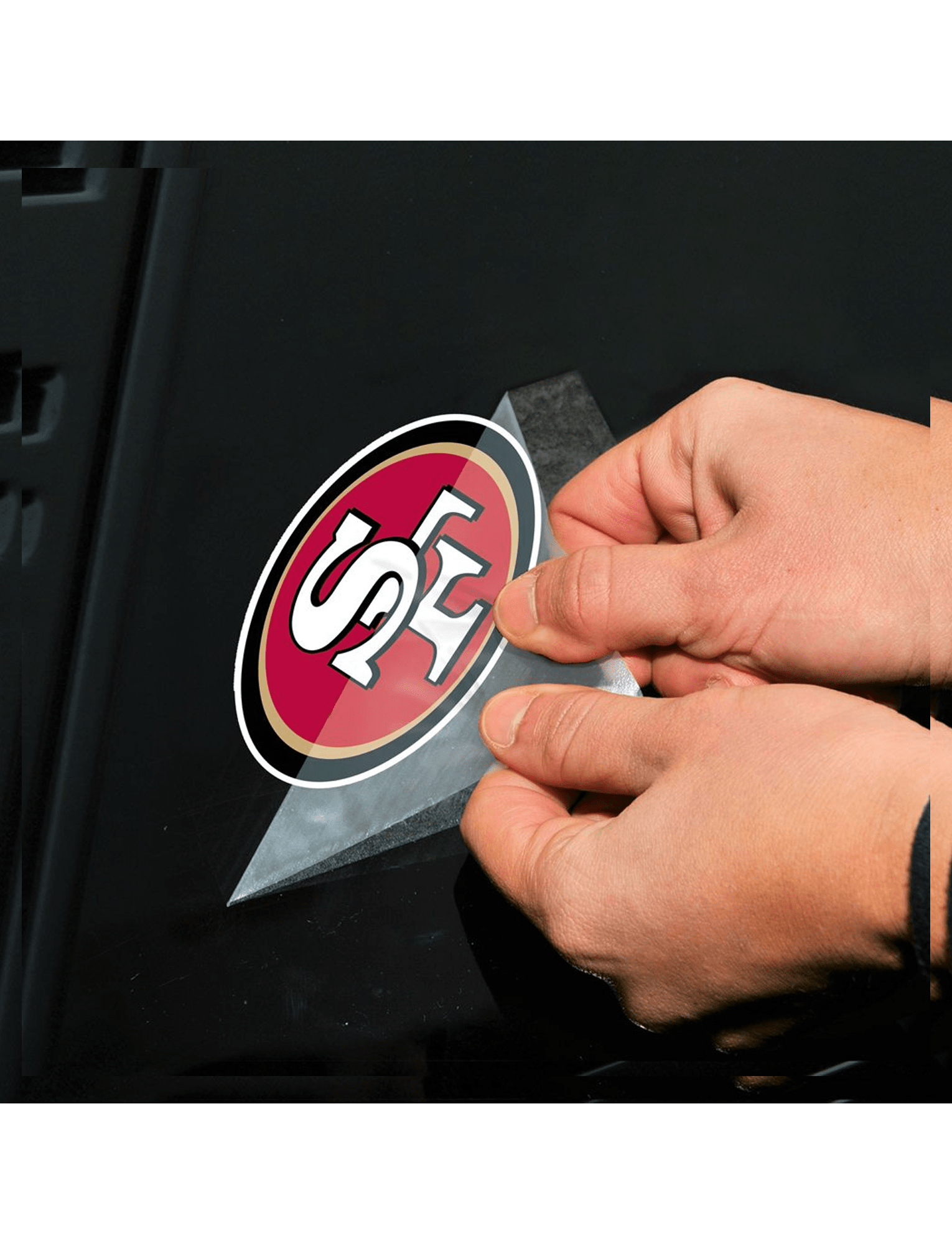 San Francisco 49ers Wincraft NFL 4" x 4" Perfect Cut Decal