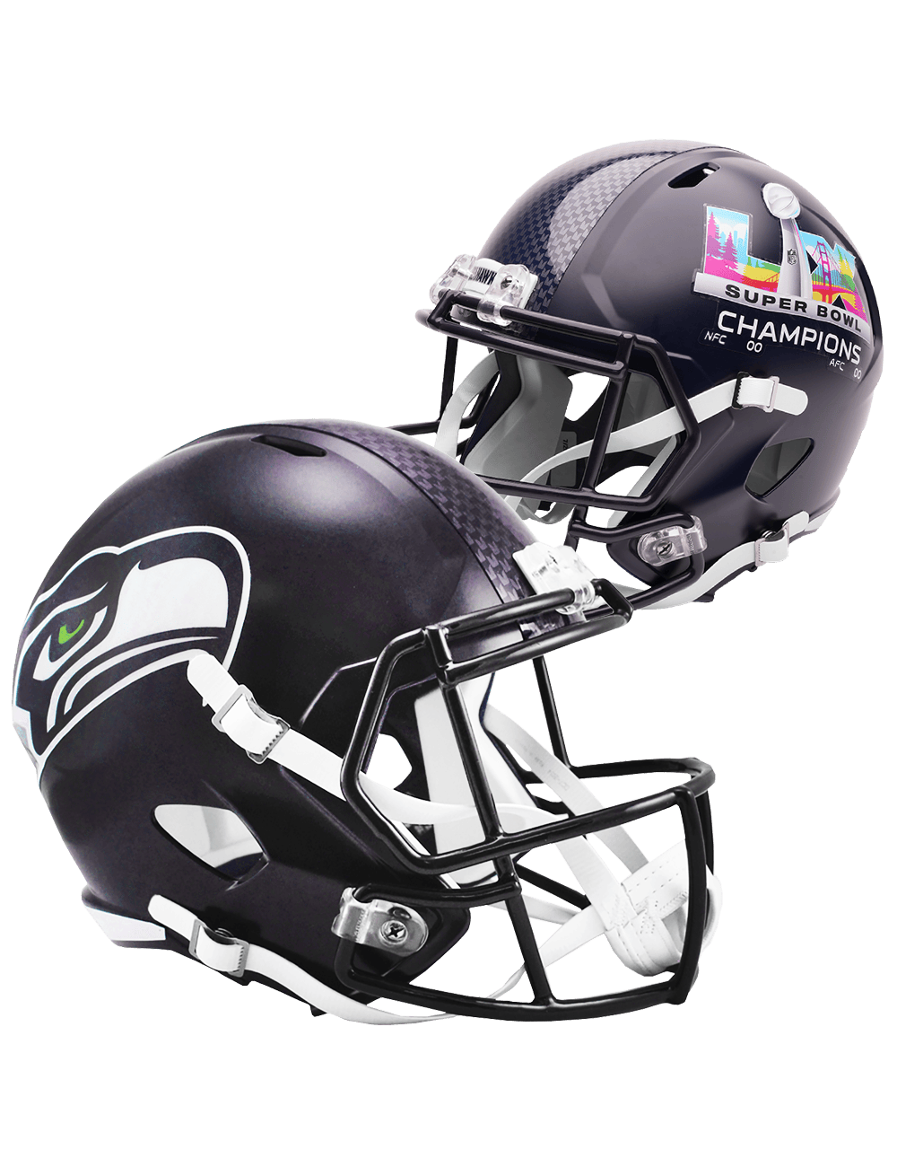 Seattle Seahawks Riddell NFL Super Bowl LX Champs Speed Replica Full Size Helmet
