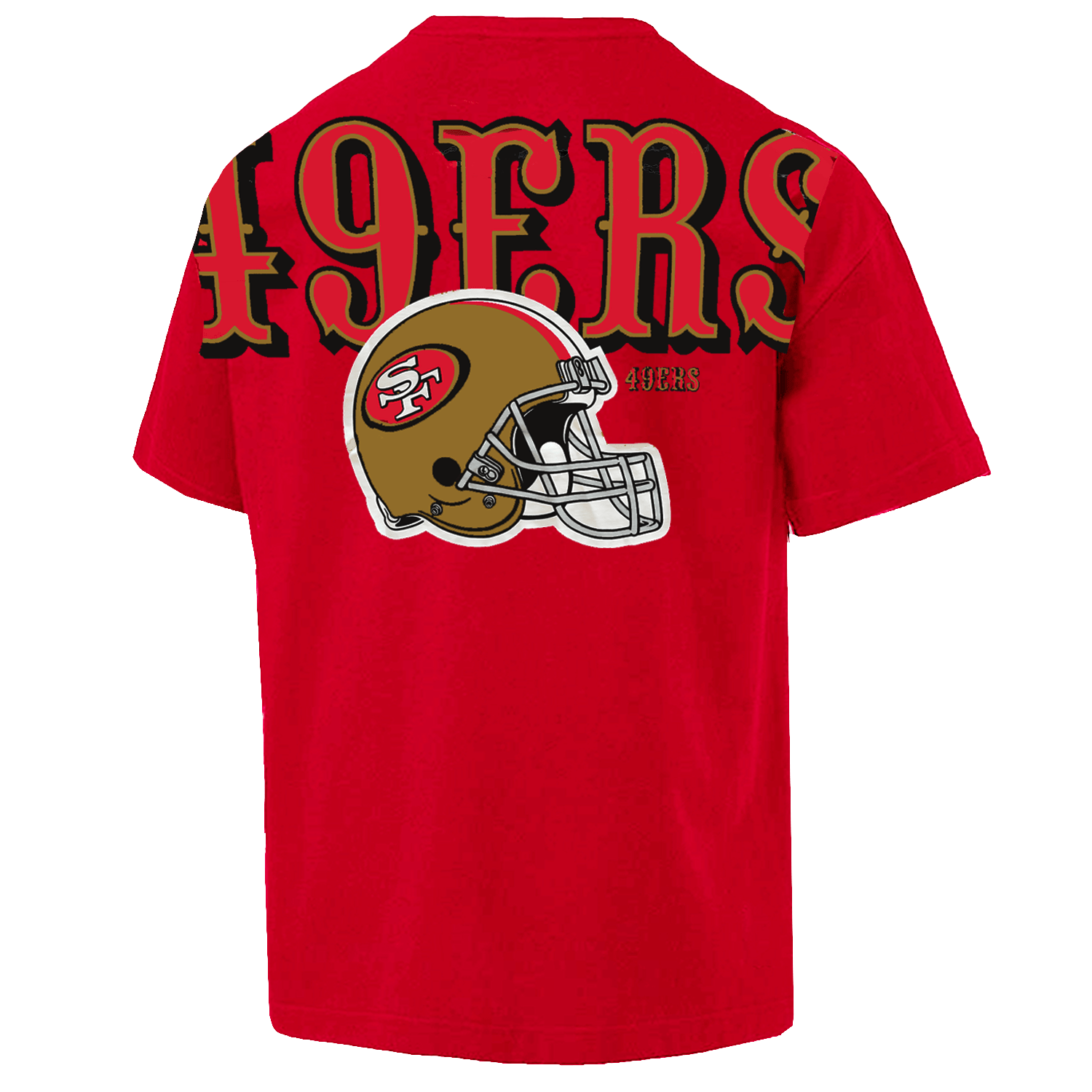 San Francisco 49ers New Era NFL Logo Select Oversized T-Shirt - Red