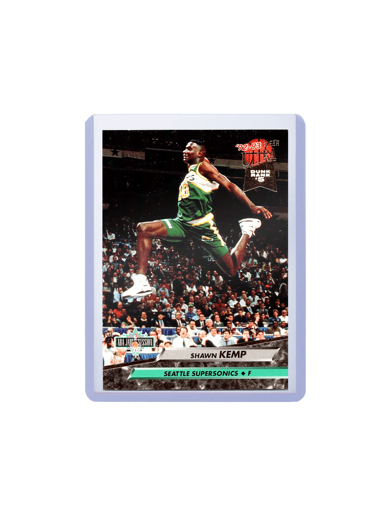 Shawn Kemp Seattle Supersonics Fleer Ultra NBA 92-93 Jam Session Card