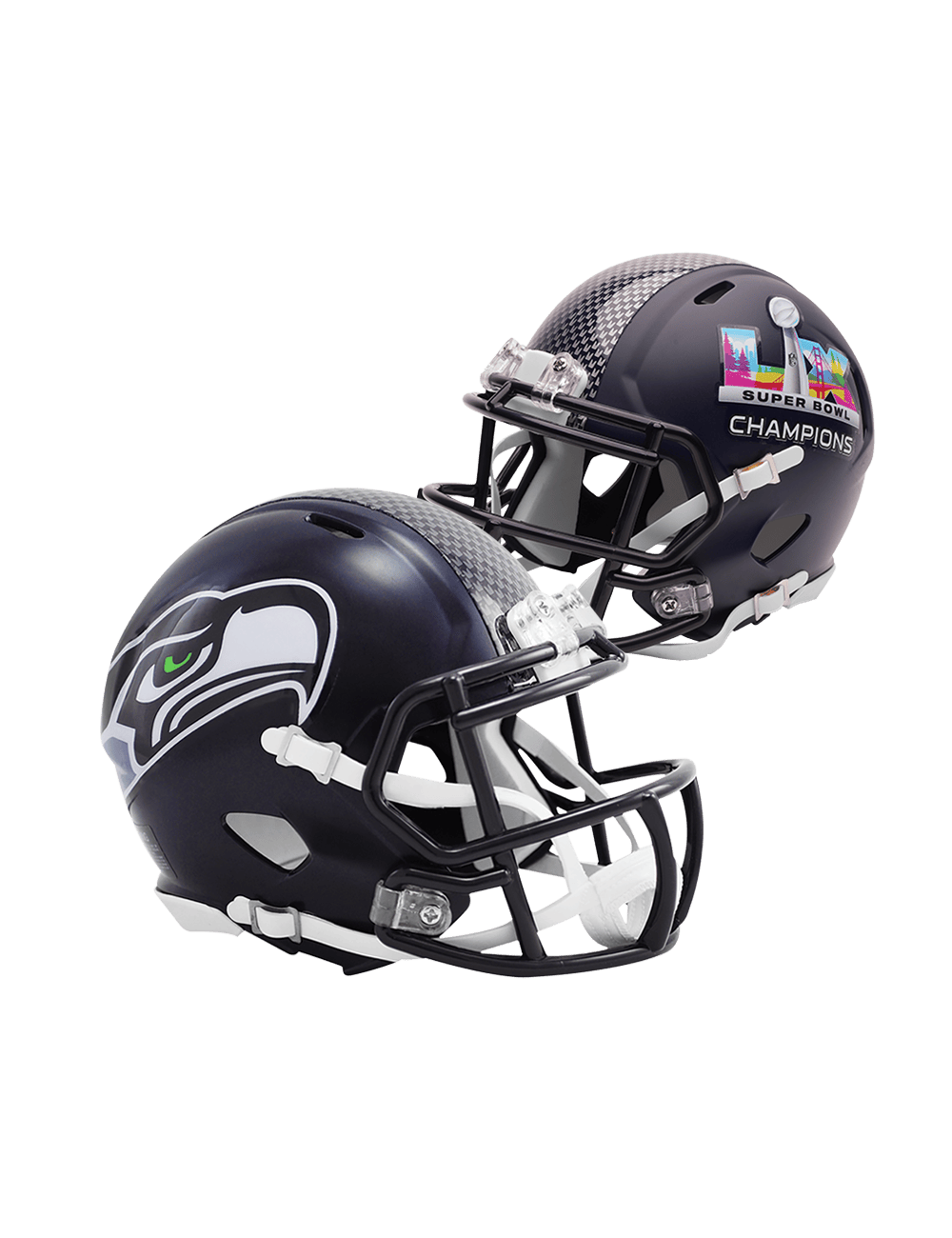Seattle Seahawks Riddell NFL Super Bowl LX Champs Speed Replica Mini Size Helmet