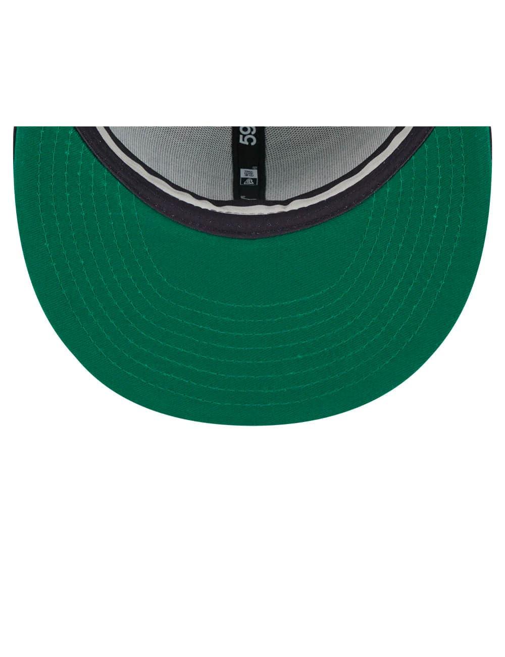 Seattle Mariners New Era MLB Retro Script 59FIFTY Fitted Hat - Green